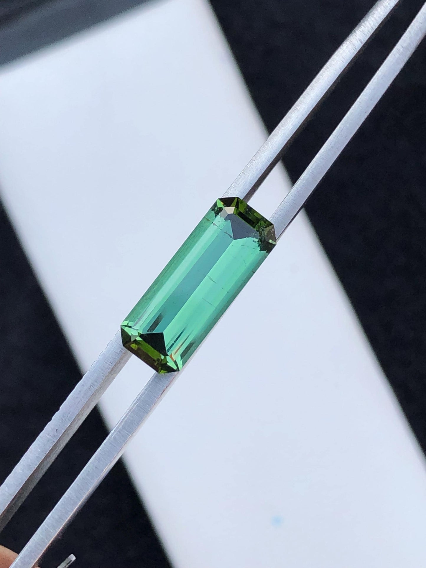 Green Tourmaline Faceted 2.80 ct - Calibrated Cut for Setting