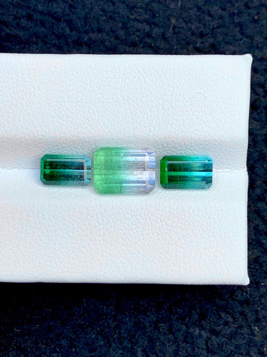 Watermelon Tourmaline Faceted Pair 5.50 ct - Fine Jewelry Stones