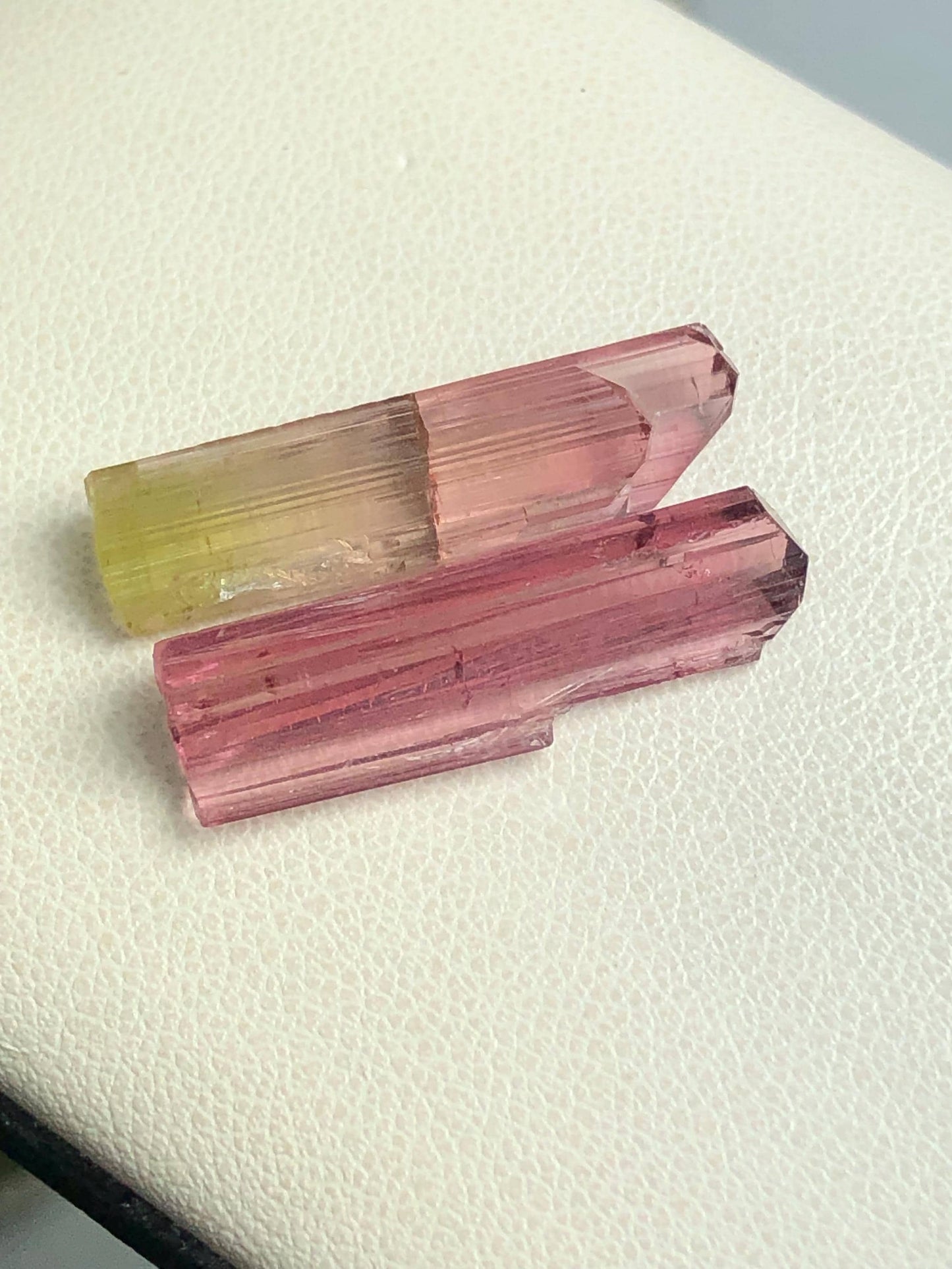 Tourmaline Crystal Pair 15.25 ct - Collector Mineral Specimen