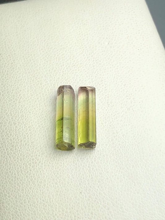Tourmaline Crystal Pair 6.95 ct - Collector Mineral Specimen