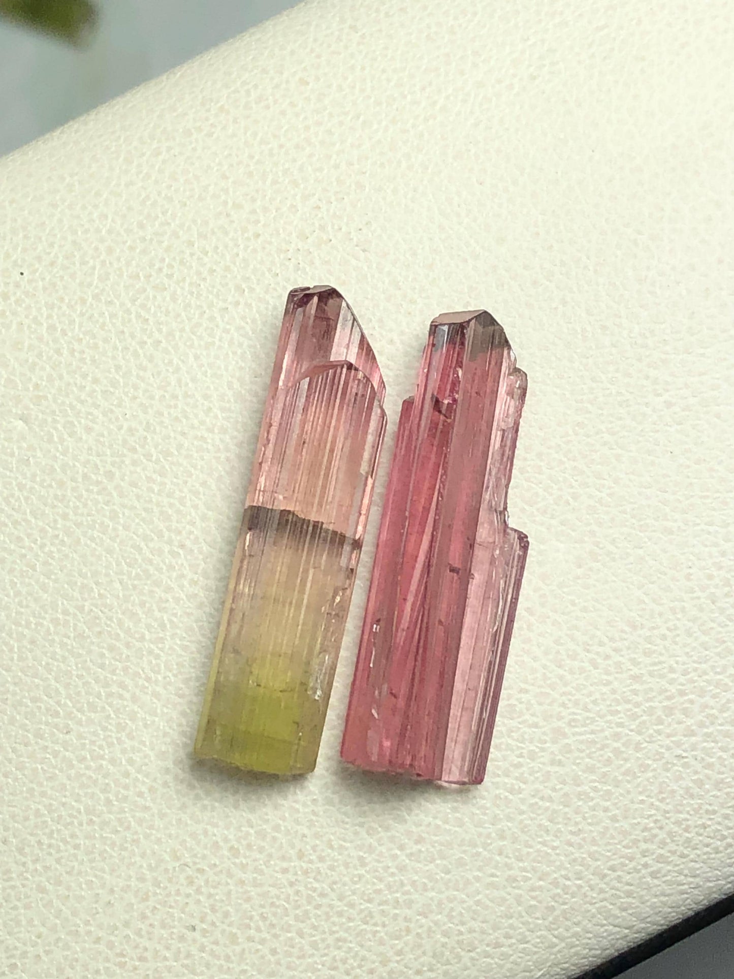 Tourmaline Crystal Pair 15.25 ct - Collector Mineral Specimen