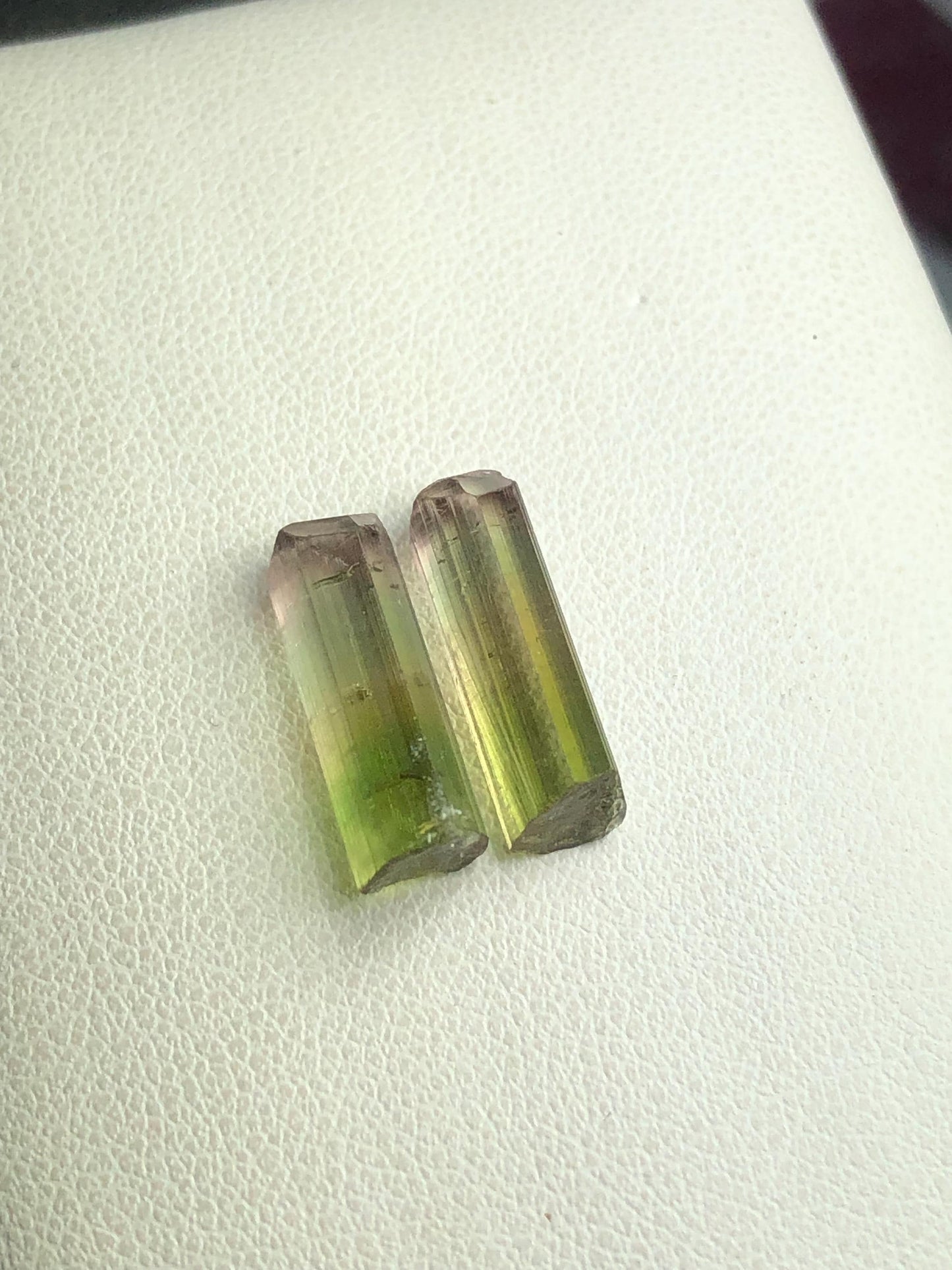 Bi Colour Tourmaline Crystal Pair 10.80 ct - Collector Mineral Stones