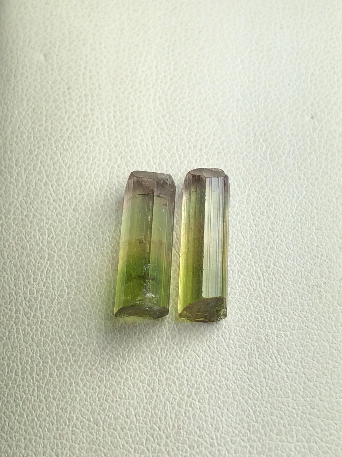 Bi Colour Tourmaline Crystal Pair 10.80 ct - Collector Mineral Stones