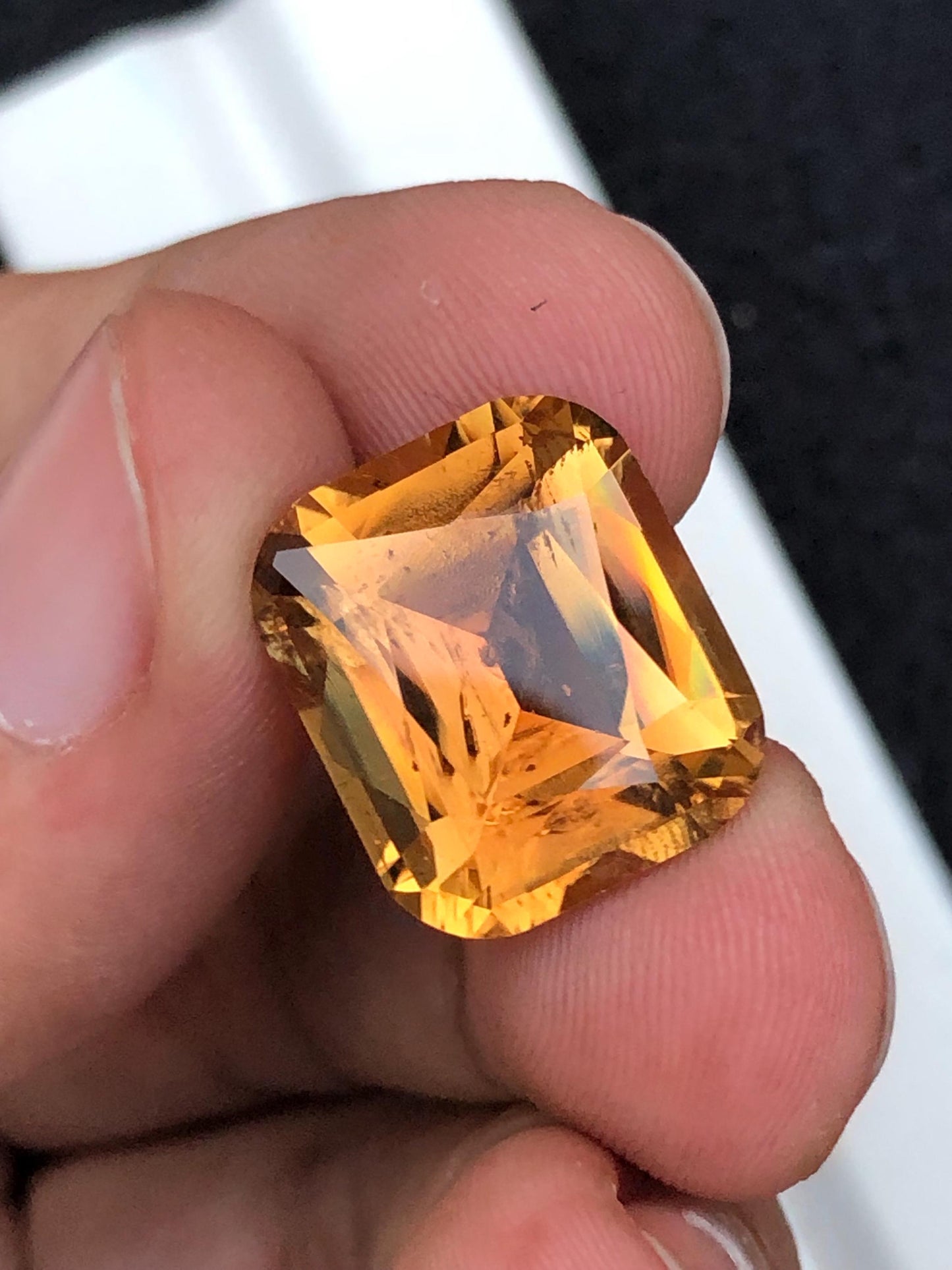 Yellow Tourmaline Faceted 16.15 ct - Statement Jewelry Stone