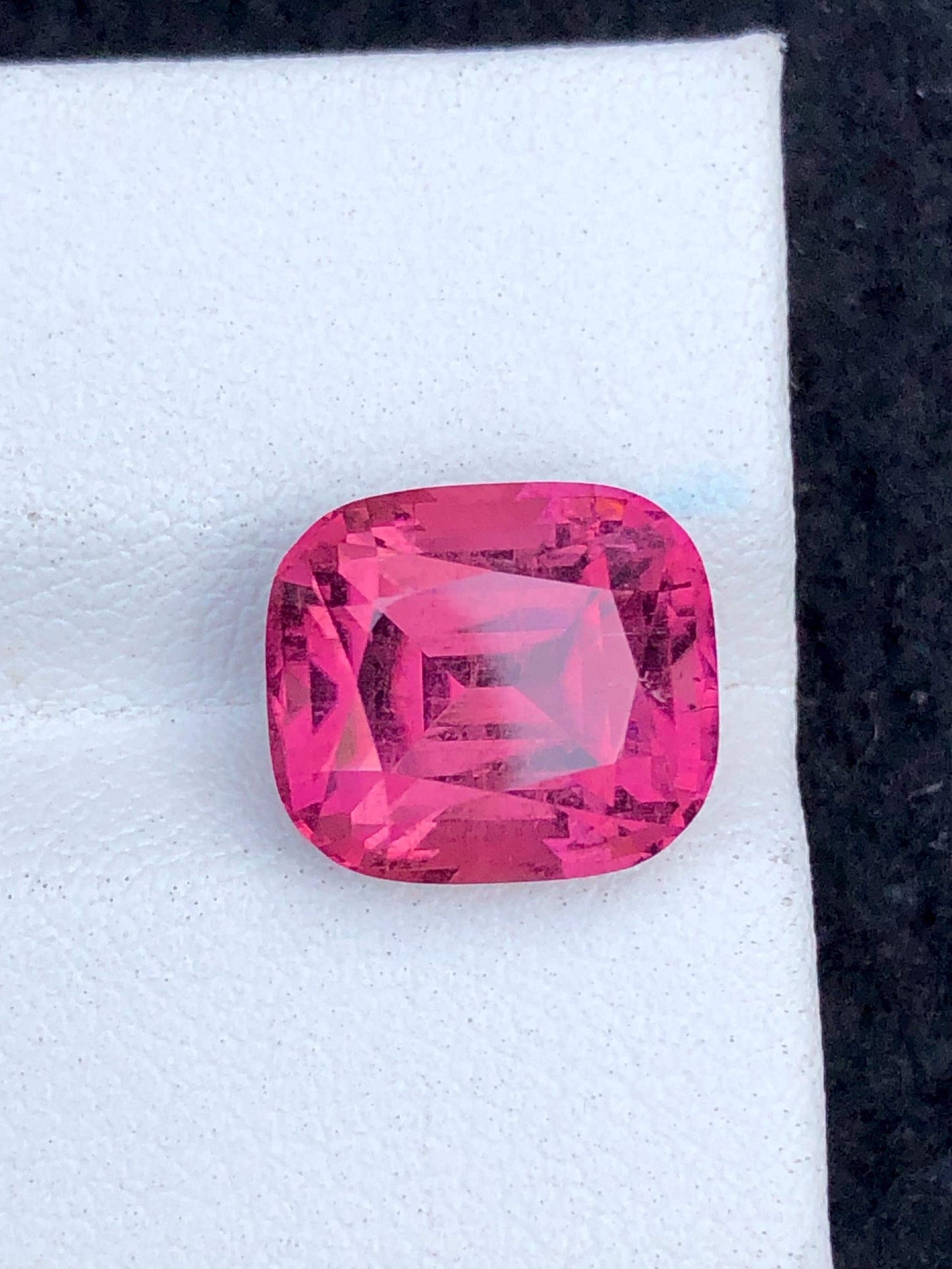 Pink Tourmaline Faceted 6.50 ct - Bubblegum Color Stone
