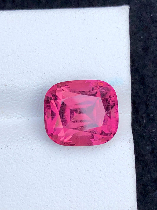 Pink Tourmaline Faceted 6.50 ct - Bubblegum Color Stone