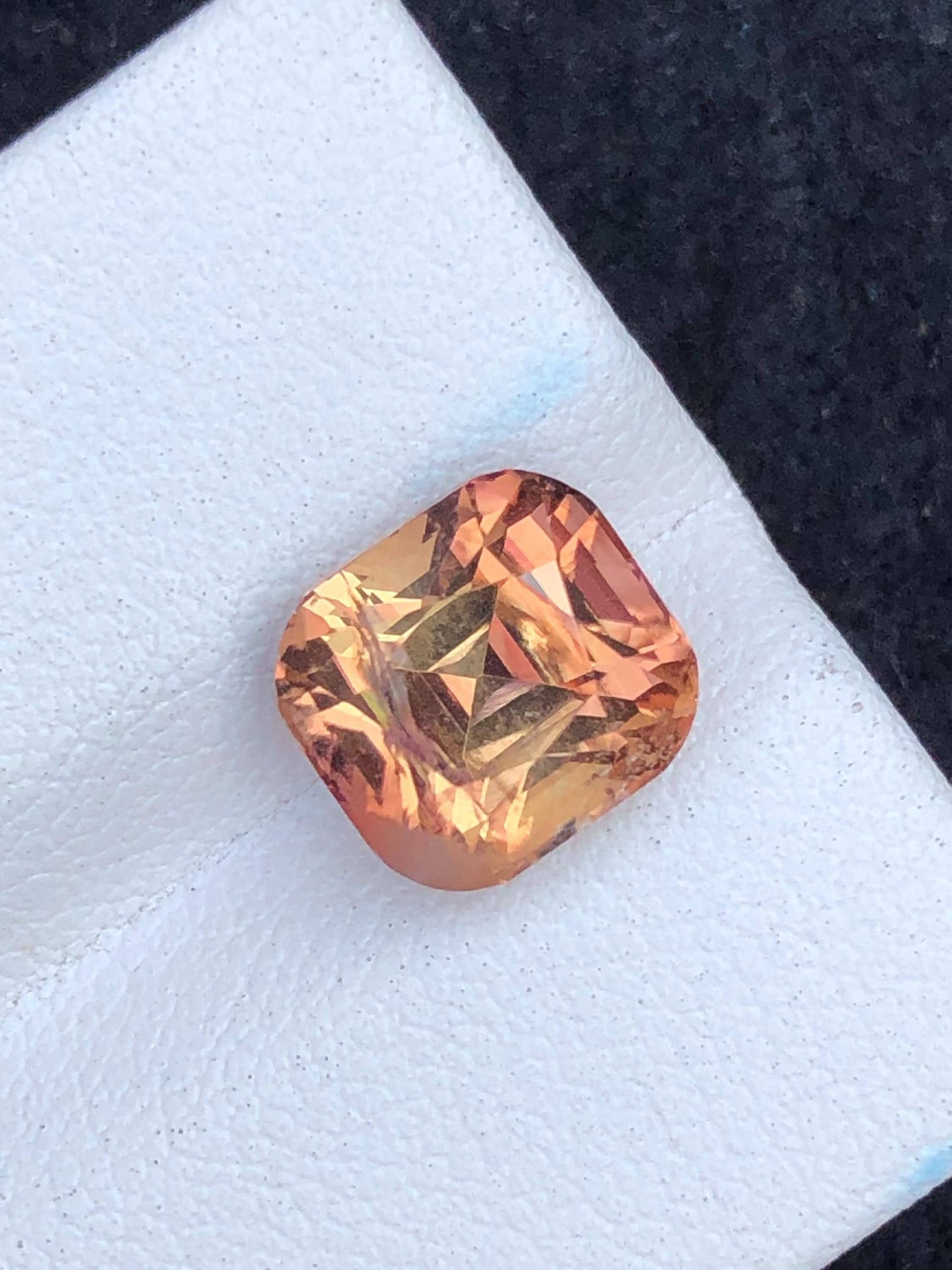 Midfire Tourmaline Faceted 4.10 ct - Calibrated Jewelry Stone