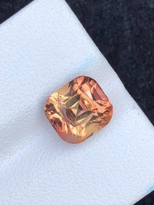 Midfire Tourmaline Faceted 4.10 ct - Calibrated Jewelry Stone