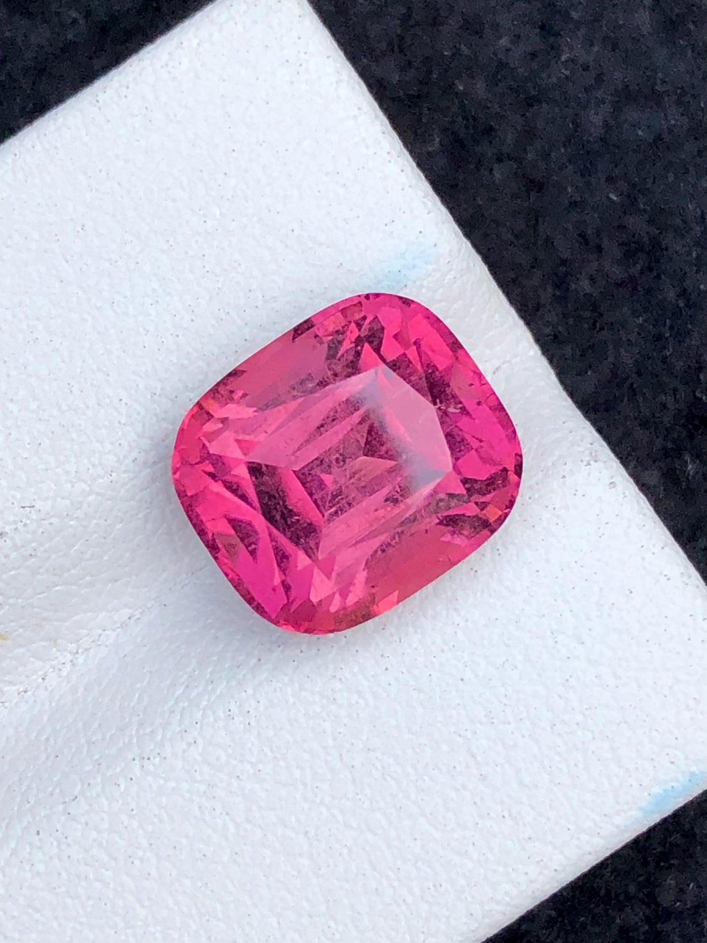 Pink Tourmaline Faceted 6.50 ct - Bubblegum Color Stone