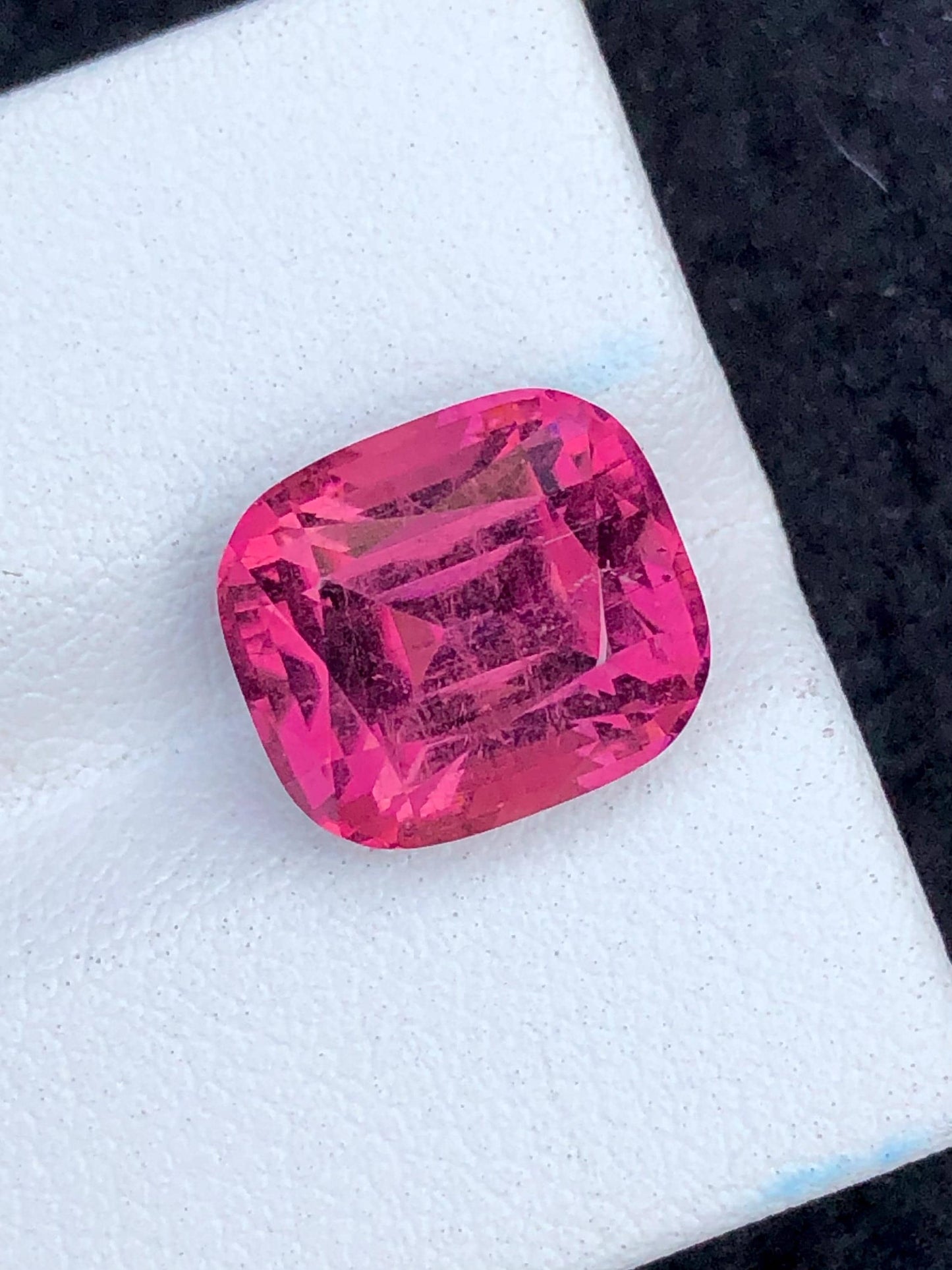 Pink Tourmaline Faceted 6.50 ct - Bubblegum Color Stone