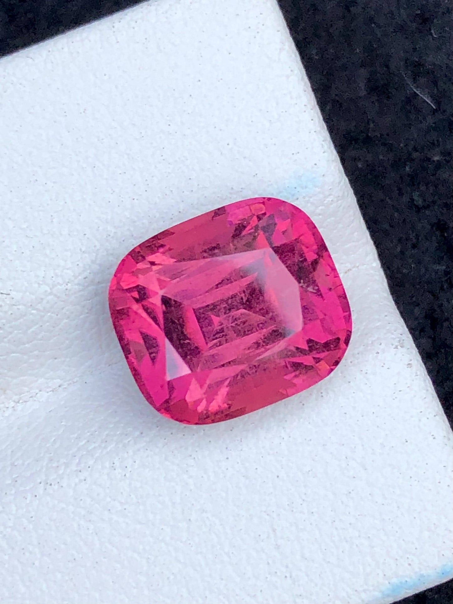 Pink Tourmaline Faceted 6.50 ct - Bubblegum Color Stone