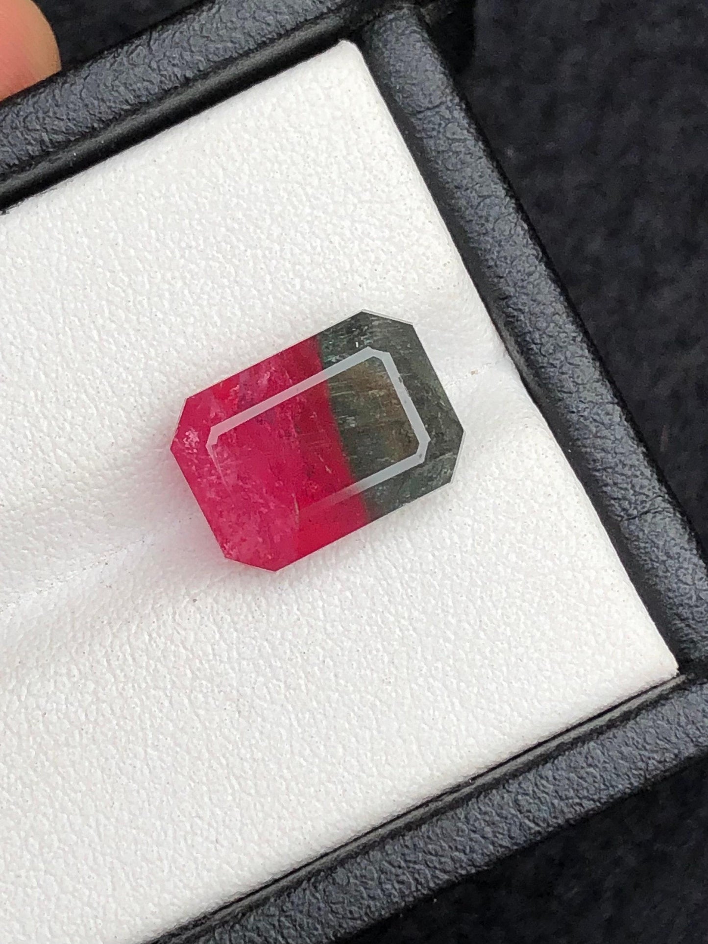 Bi Colour Tourmaline Faceted 6.50 ct - Calibrated Jewelry Stone