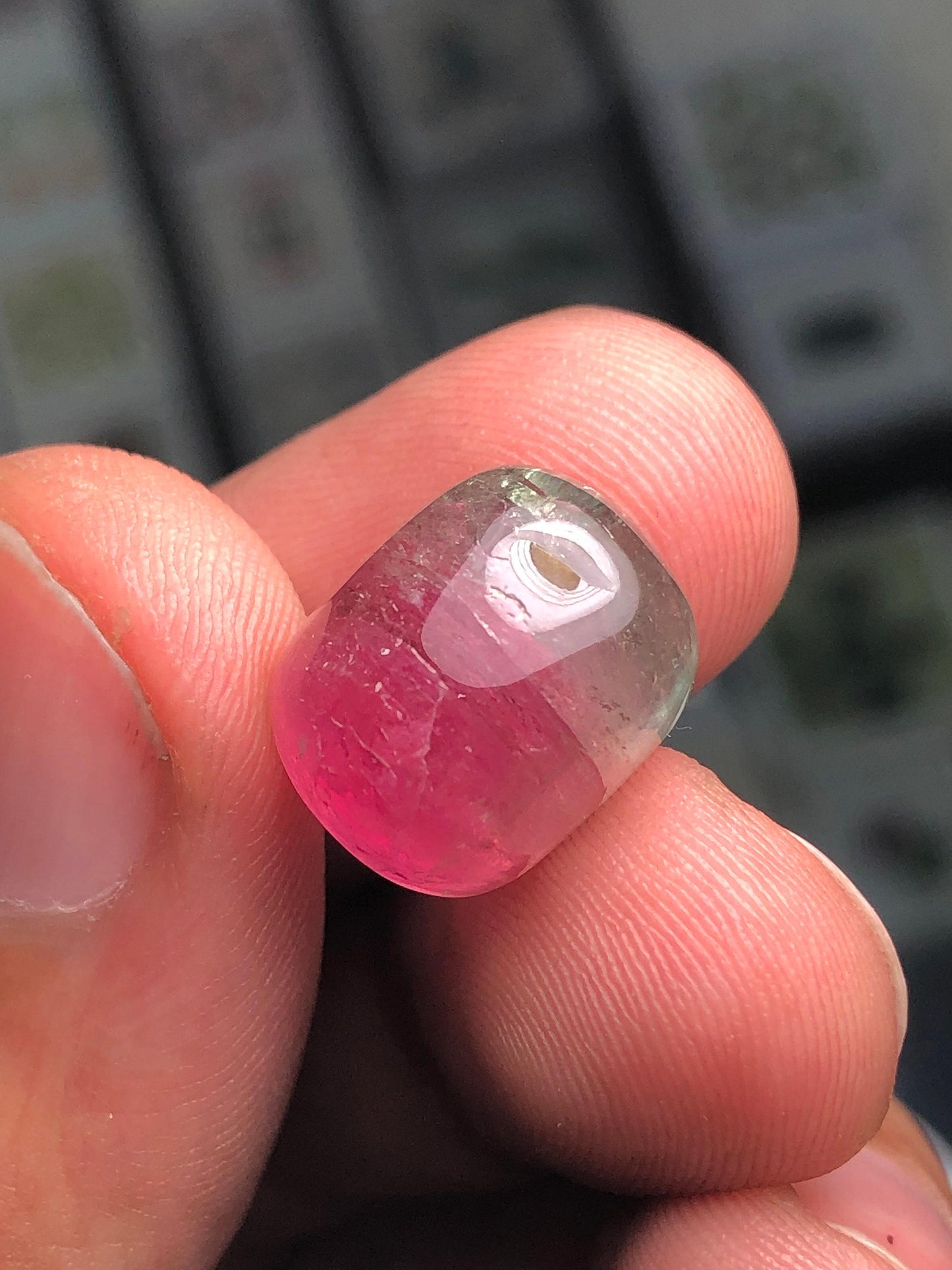 Watermelon Tourmaline Cabochon 14.30 ct - Natural Healing Crystal