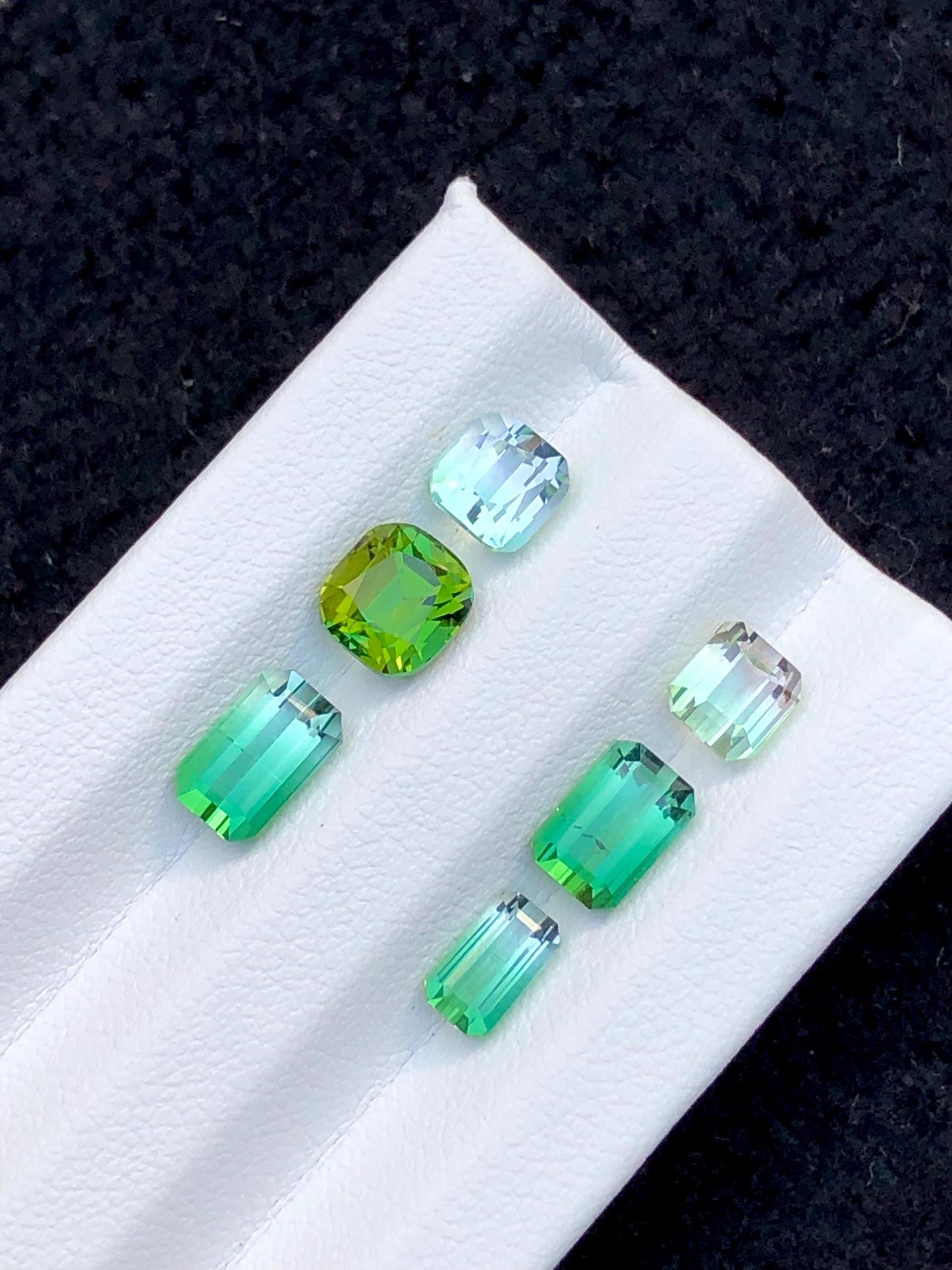 Multi Colour Tourmaline Faceted Lot 6.70 ct - Natural Collector Parcel