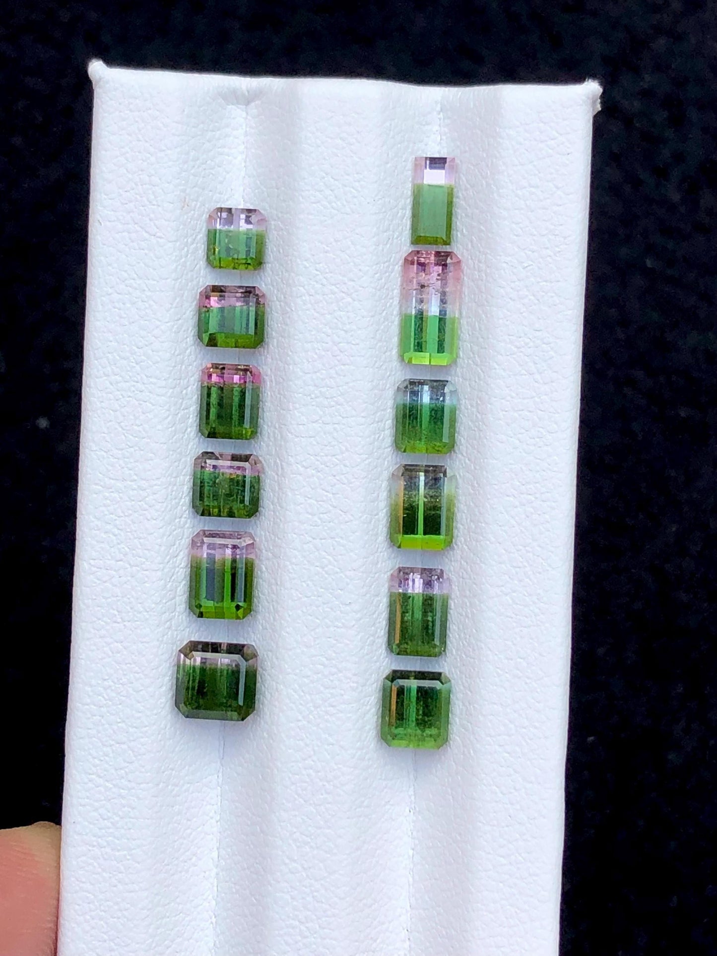 Bi Colour Tourmaline Faceted 9.30 ct - Fine Jewelry Centerpiece