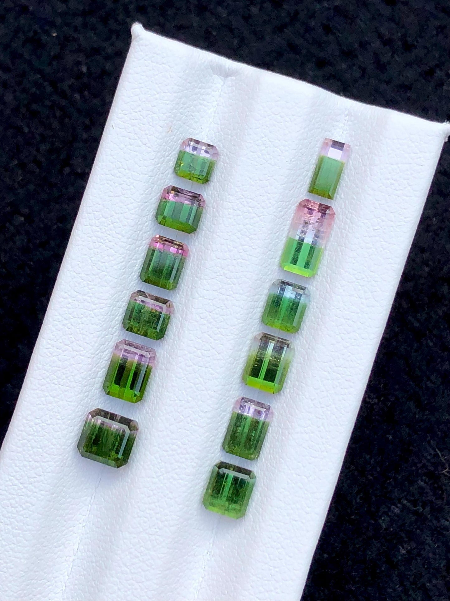 Bi Colour Tourmaline Faceted 9.30 ct - Fine Jewelry Centerpiece