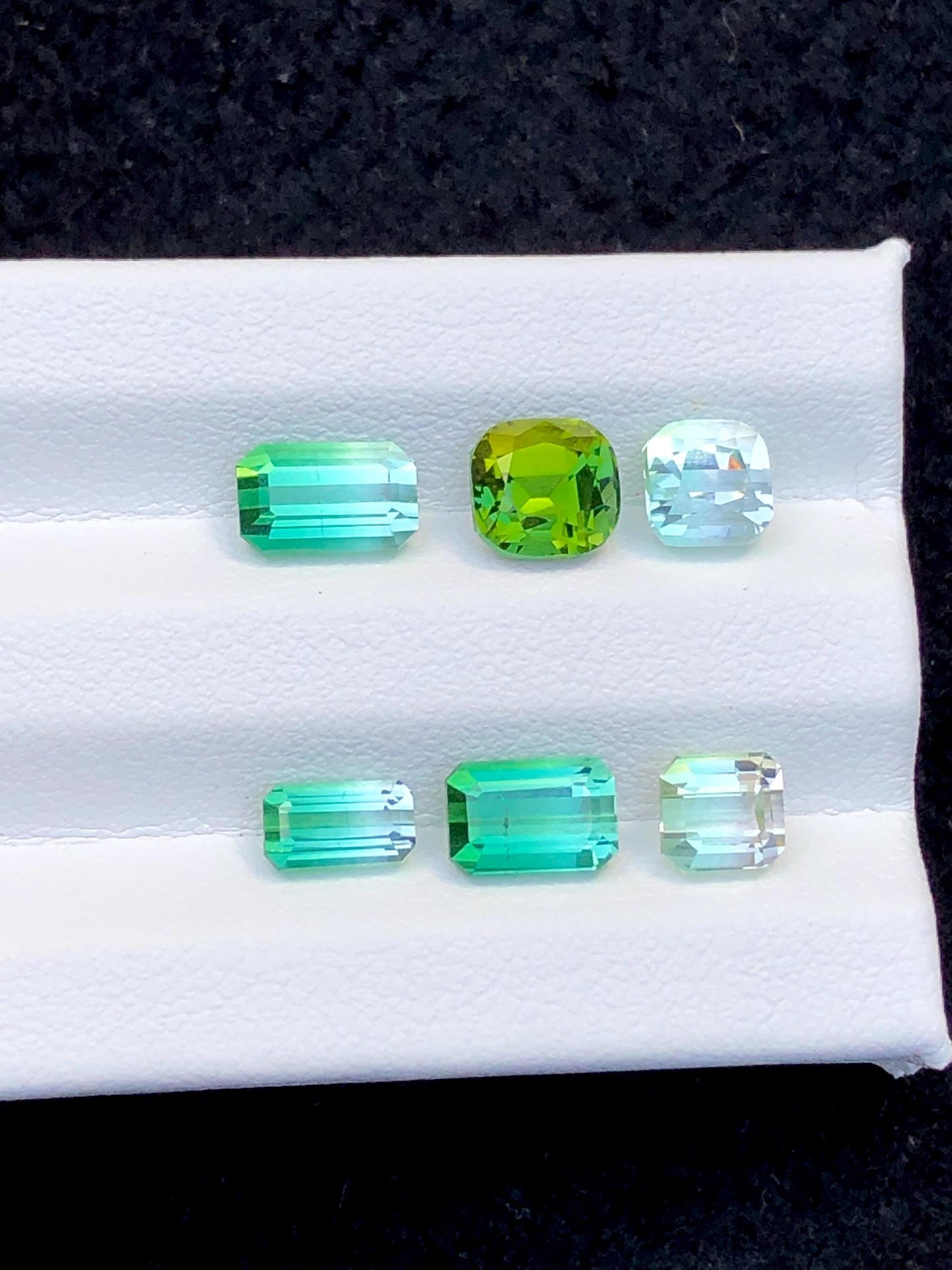 Multi Colour Tourmaline Faceted Lot 6.70 ct - Natural Collector Parcel