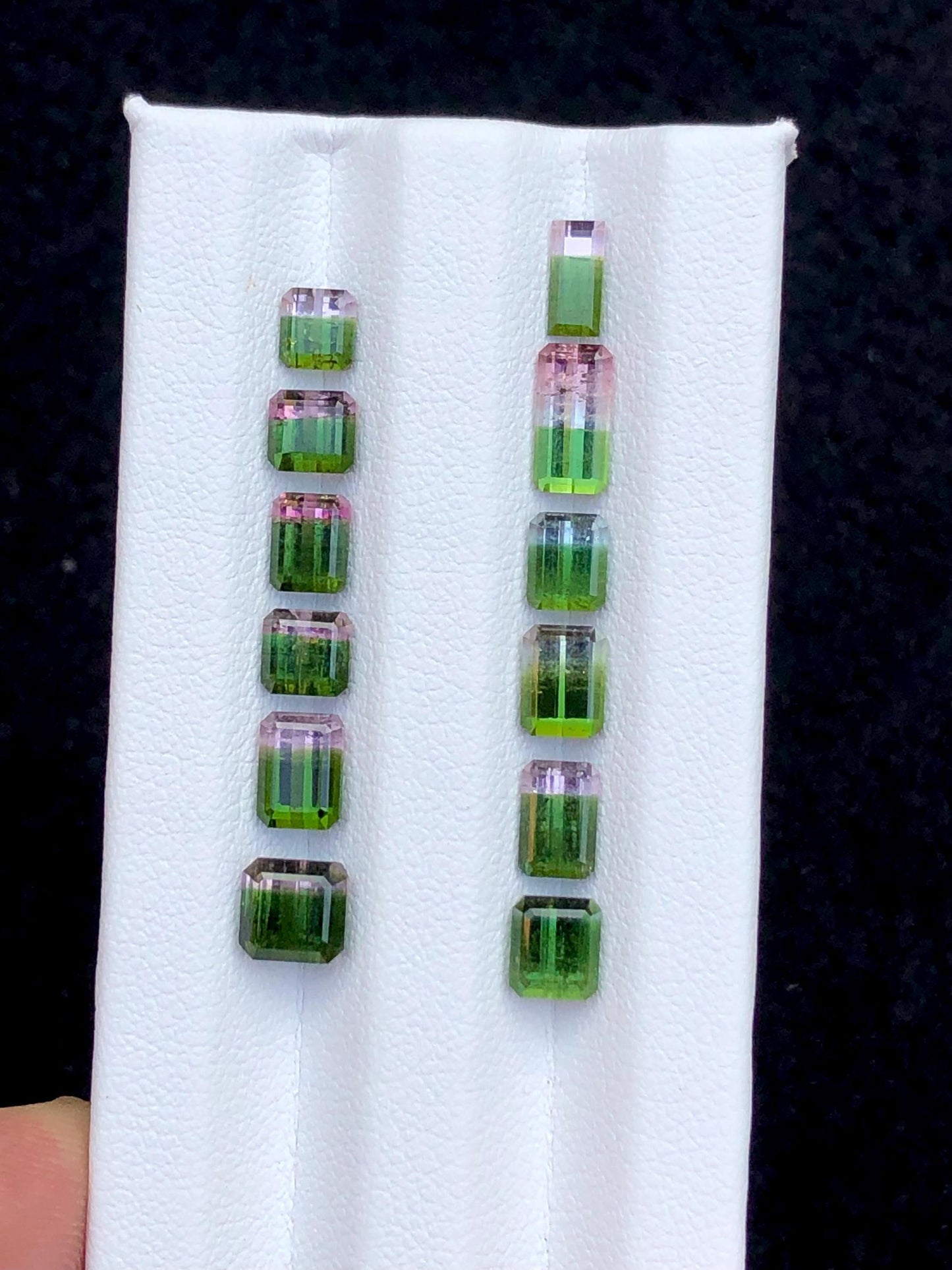Bi Colour Tourmaline Faceted 9.30 ct - Fine Jewelry Centerpiece