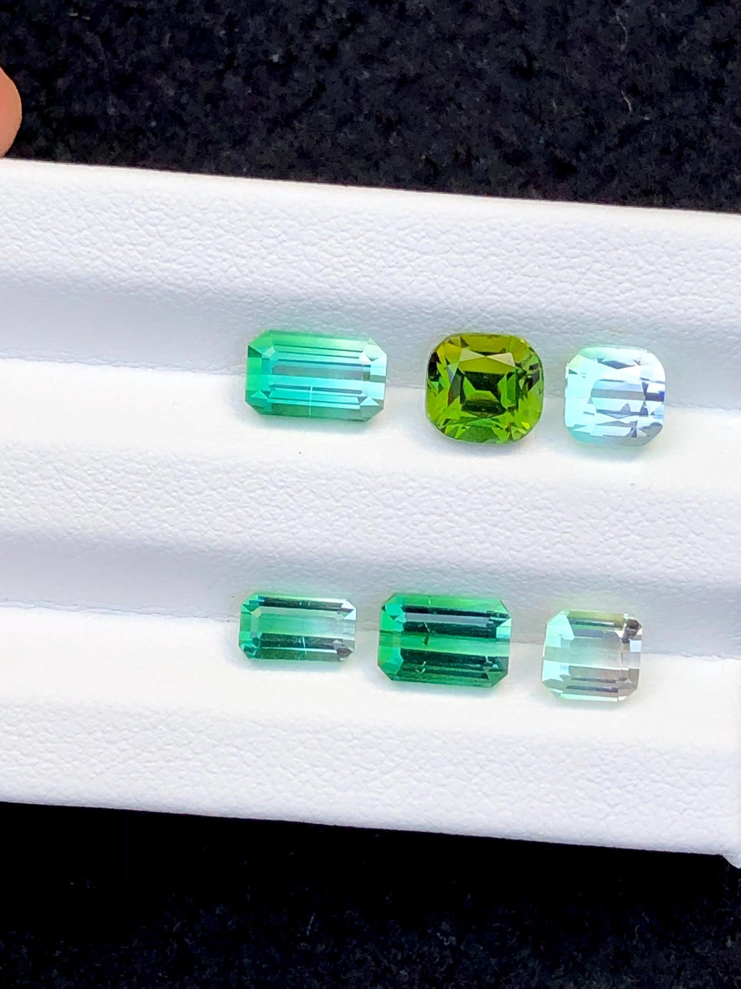Multi Colour Tourmaline Faceted Lot 6.70 ct - Natural Collector Parcel