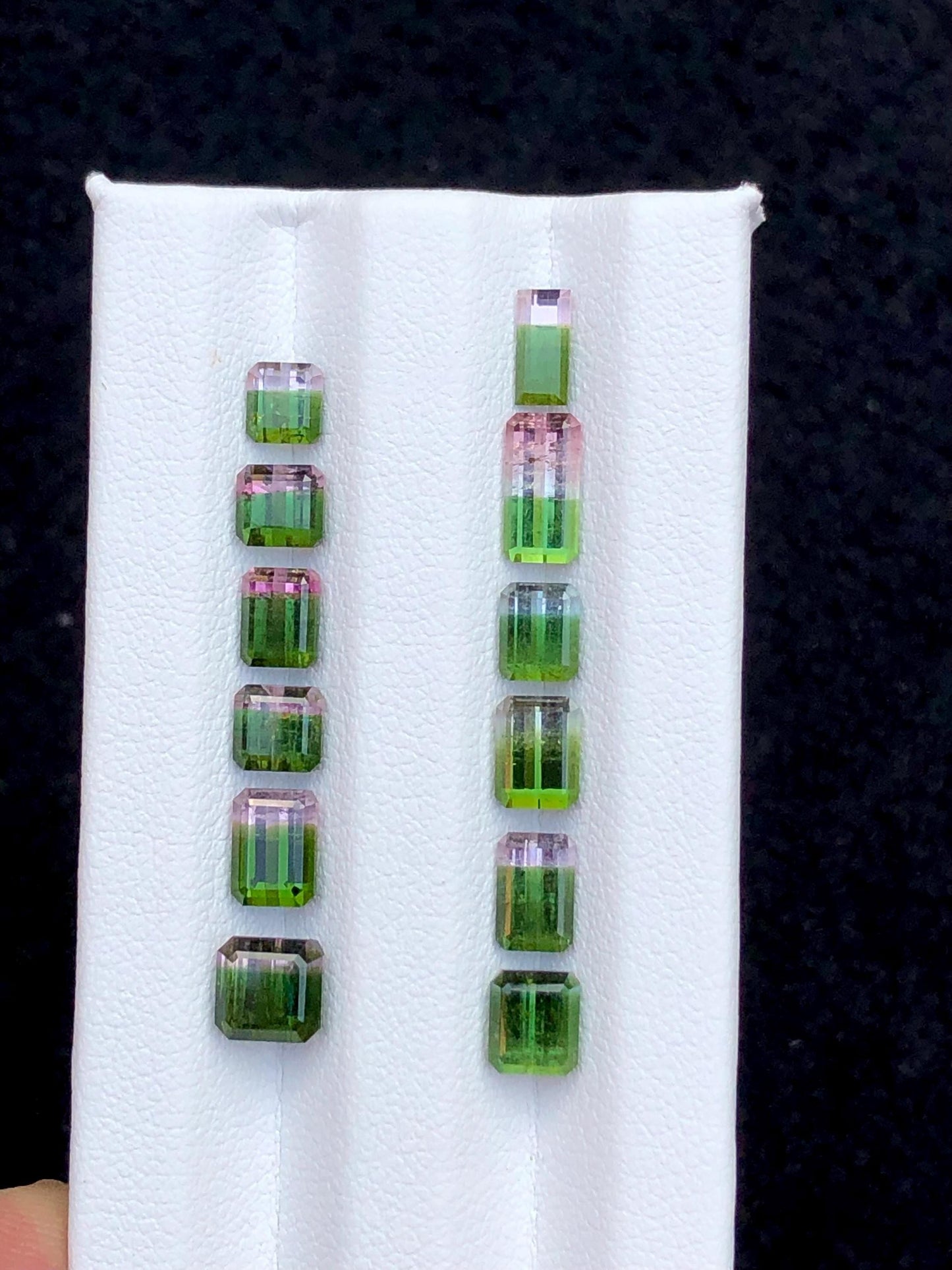 Bi Colour Tourmaline Faceted 9.30 ct - Fine Jewelry Centerpiece