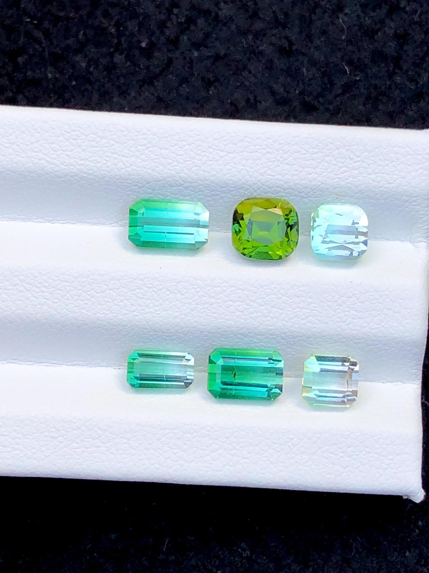 Multi Colour Tourmaline Faceted Lot 6.70 ct - Natural Collector Parcel