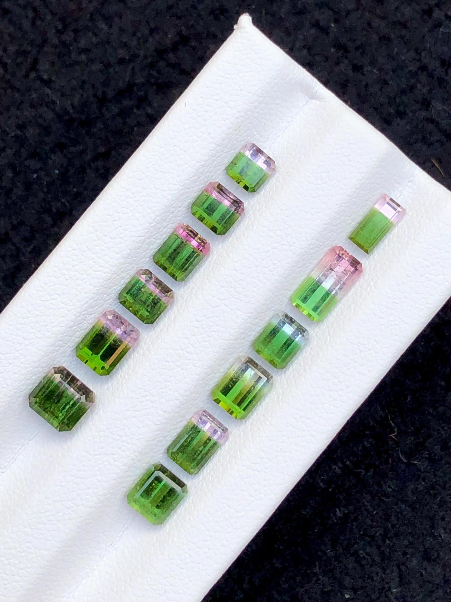 Bi Colour Tourmaline Faceted 9.30 ct - Fine Jewelry Centerpiece