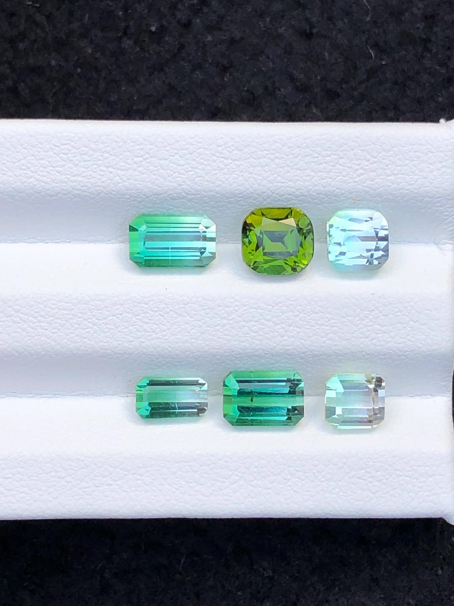 Multi Colour Tourmaline Faceted Lot 6.70 ct - Natural Collector Parcel