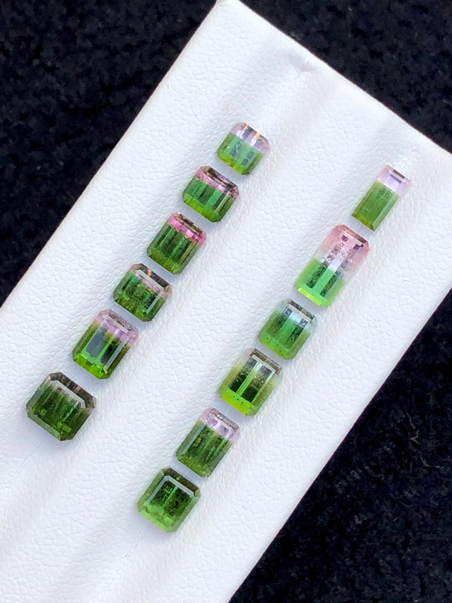 Bi Colour Tourmaline Faceted 9.30 ct - Fine Jewelry Centerpiece