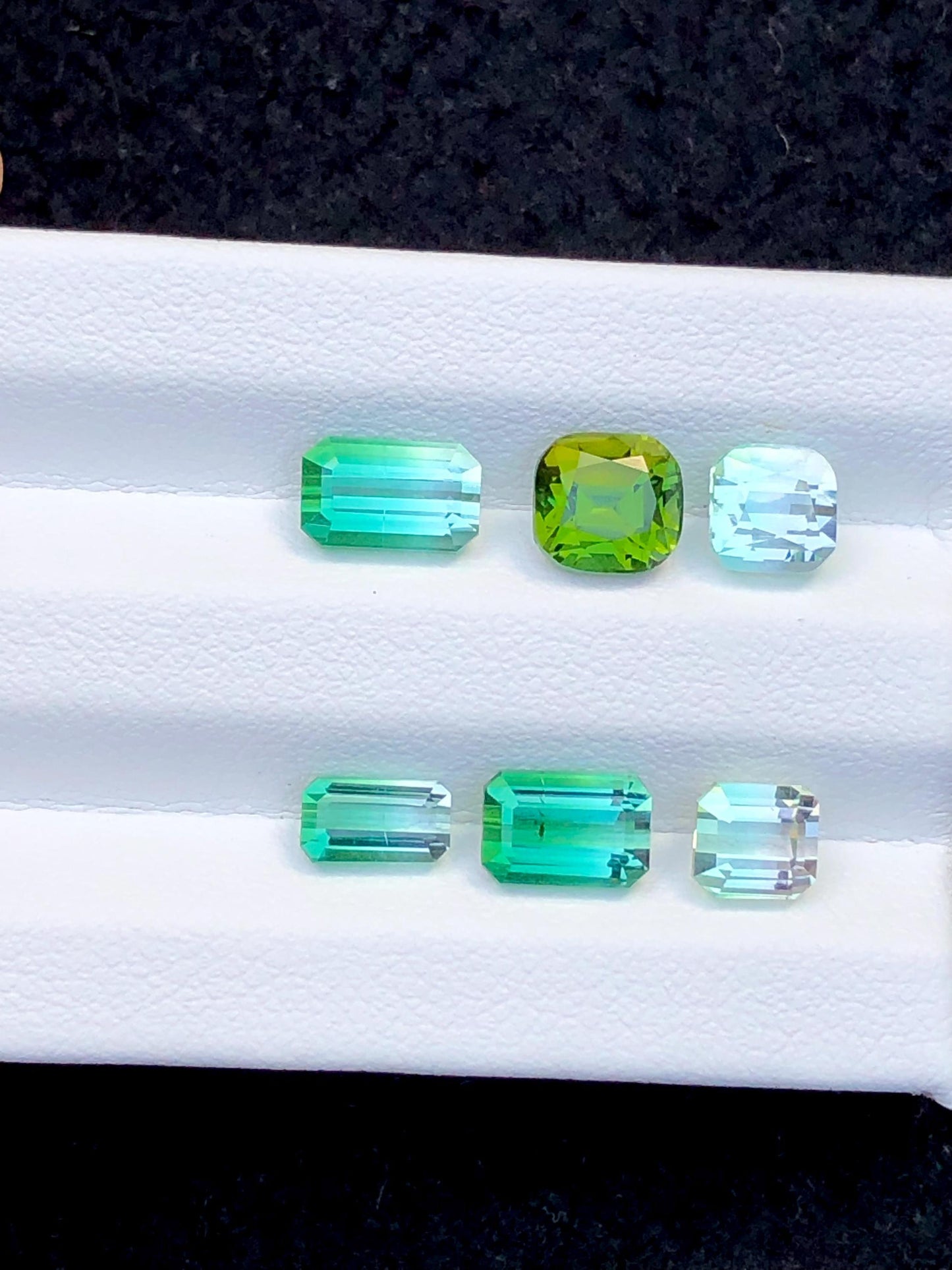 Multi Colour Tourmaline Faceted Lot 6.70 ct - Natural Collector Parcel