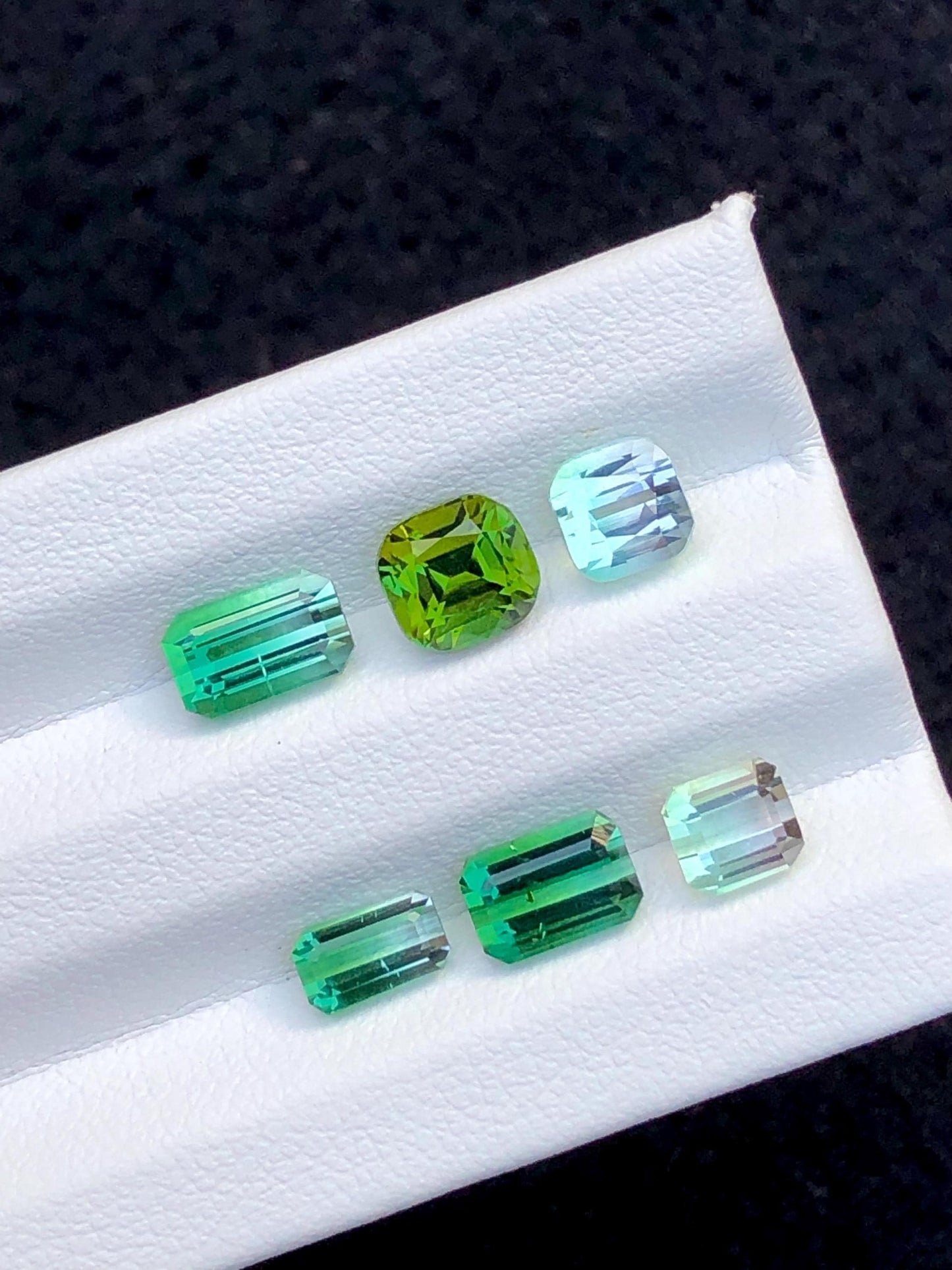 Multi Colour Tourmaline Faceted Lot 6.70 ct - Natural Collector Parcel