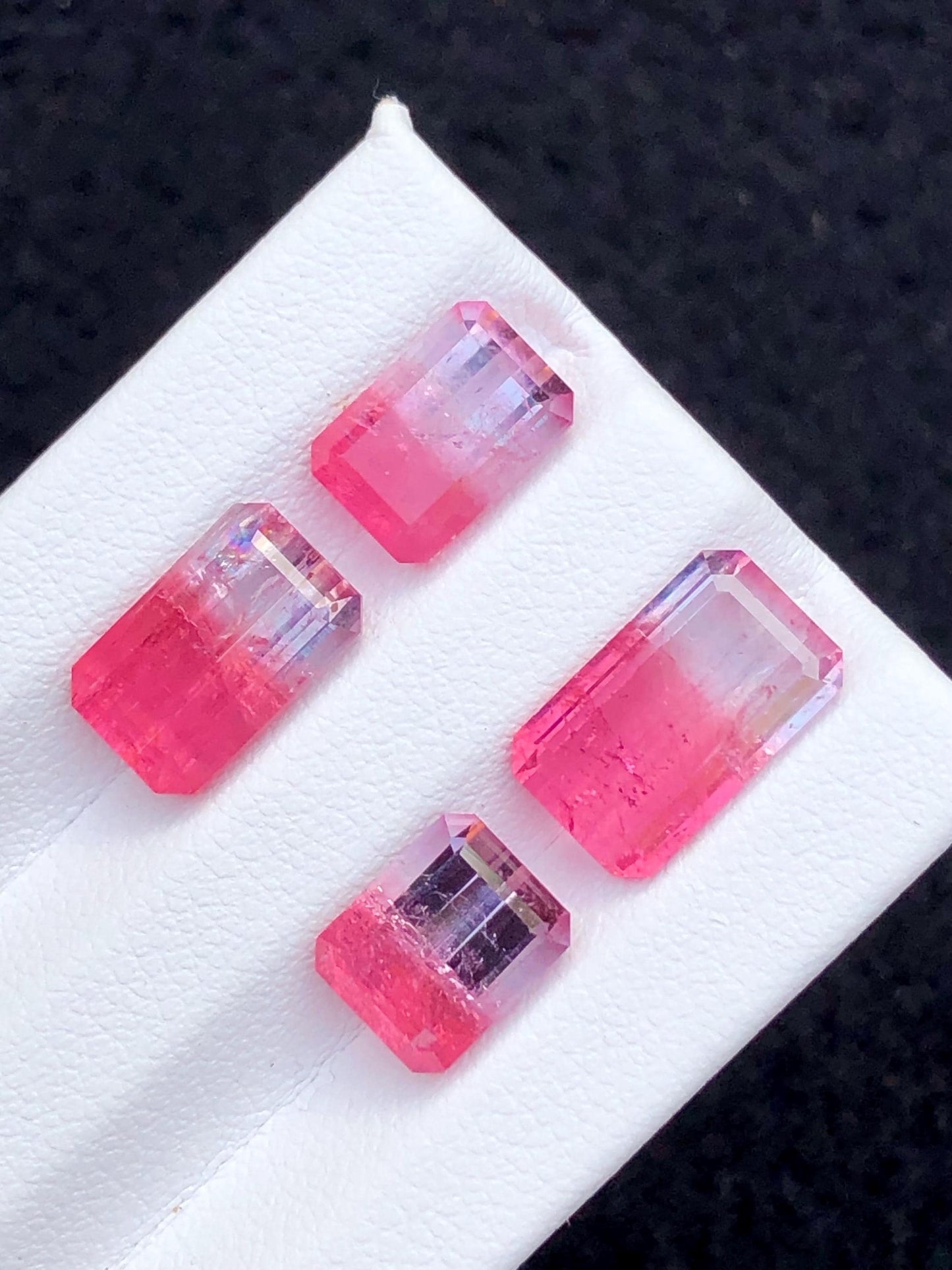 Bi Colour Tourmaline Faceted 12.65 ct - Natural Collector Gem