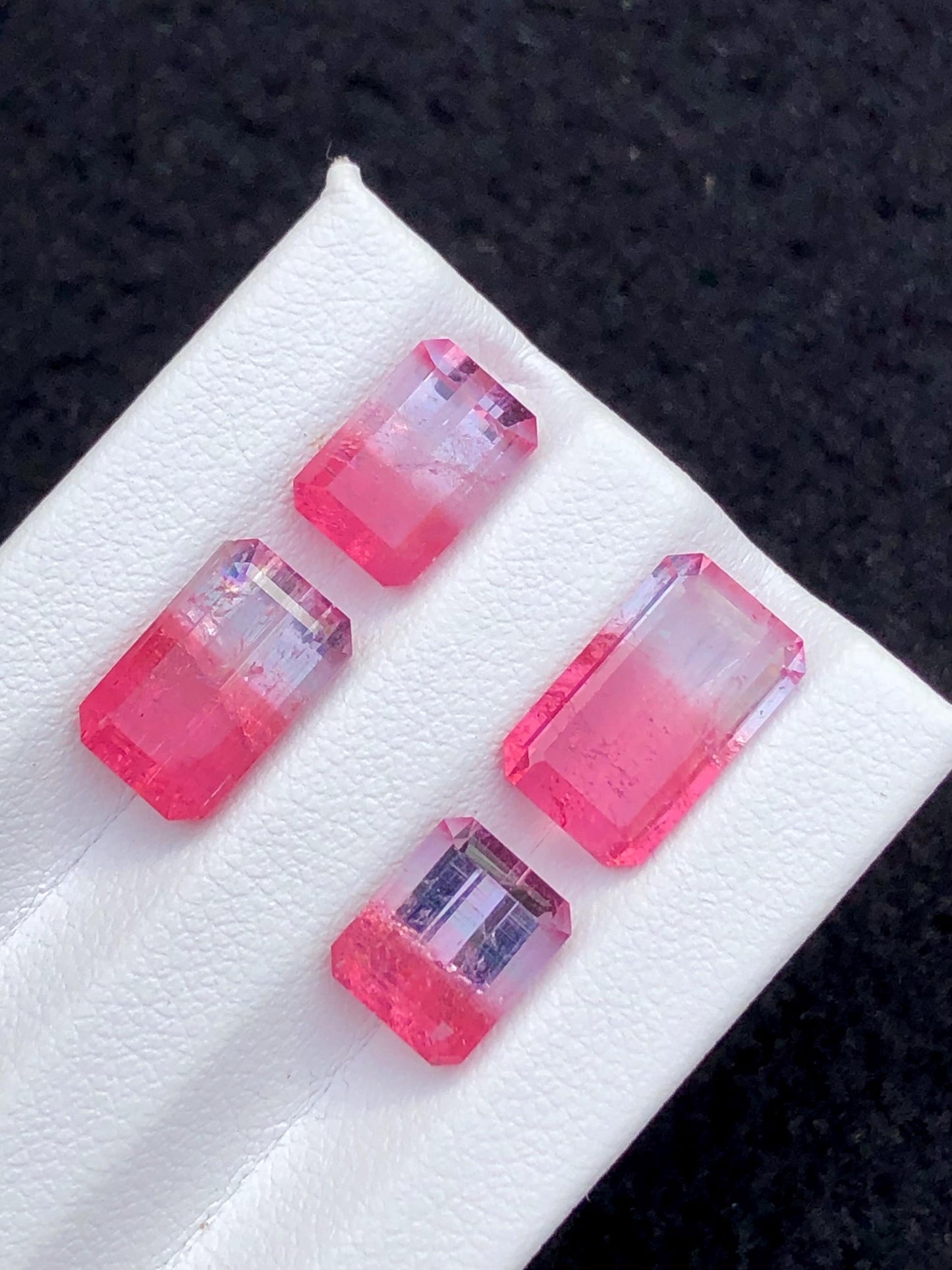 Bi Colour Tourmaline Faceted 12.65 ct - Natural Collector Gem