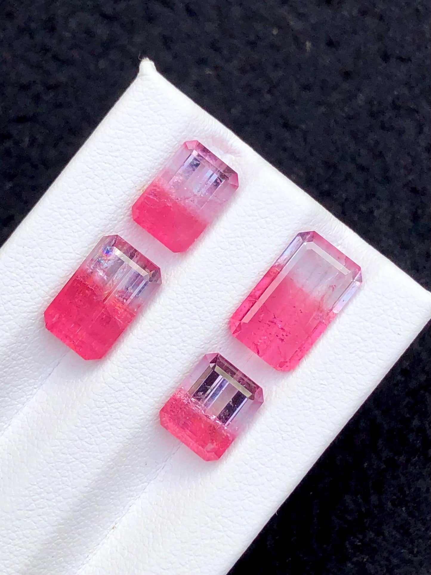 Bi Colour Tourmaline Faceted 12.65 ct - Natural Collector Gem