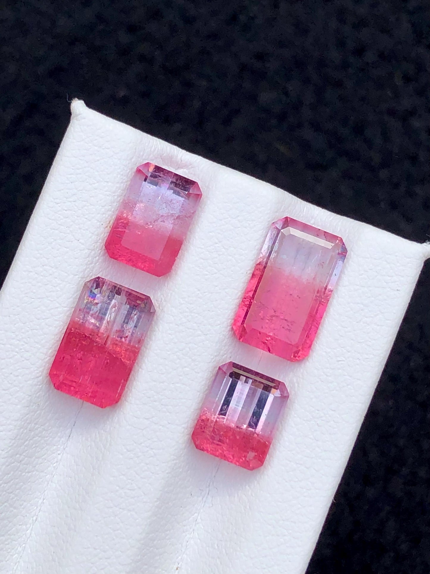 Bi Colour Tourmaline Faceted 12.65 ct - Natural Collector Gem