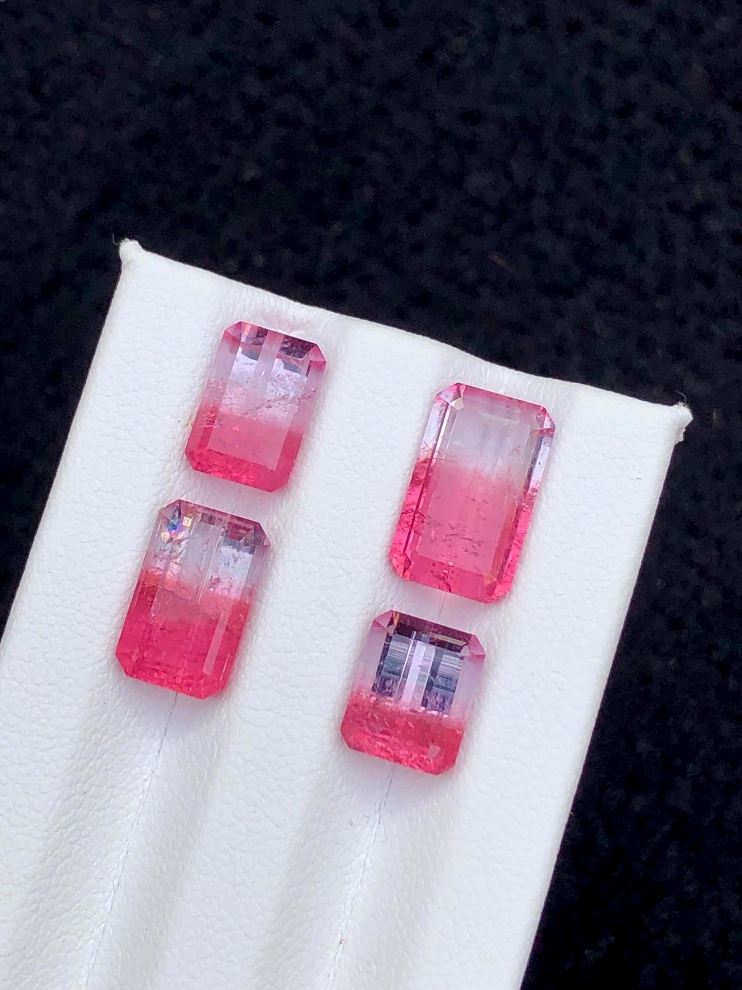 Bi Colour Tourmaline Faceted 12.65 ct - Natural Collector Gem