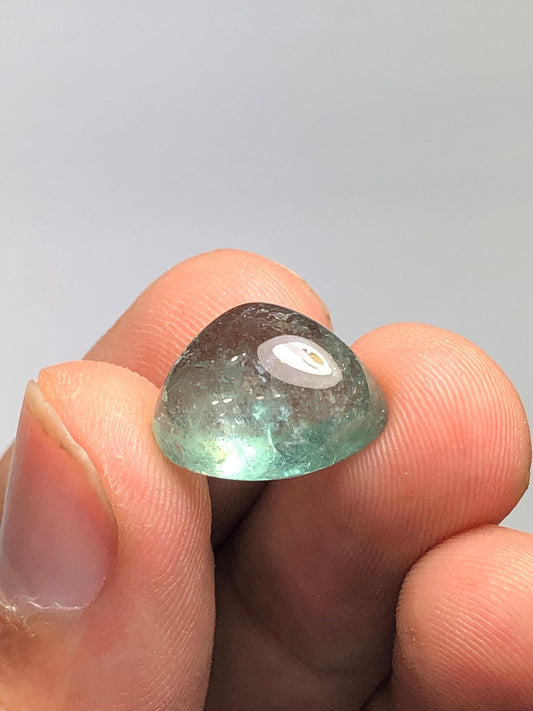 Seafoam Tourmaline Cabochon 11 ct - Engagement Ring Cabochon