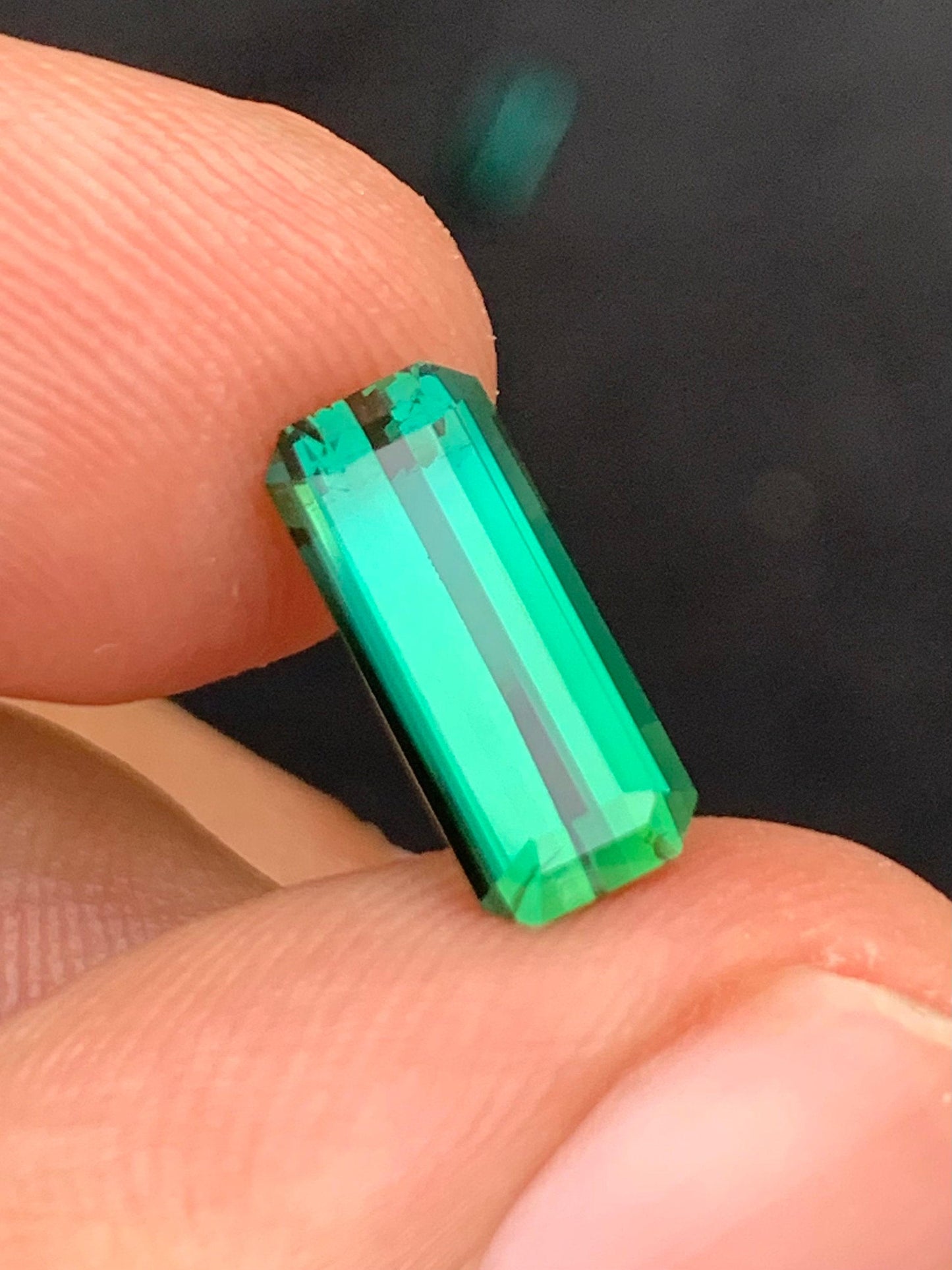 Green Tourmaline Faceted 2.40 ct - Calibrated Setting Gem
