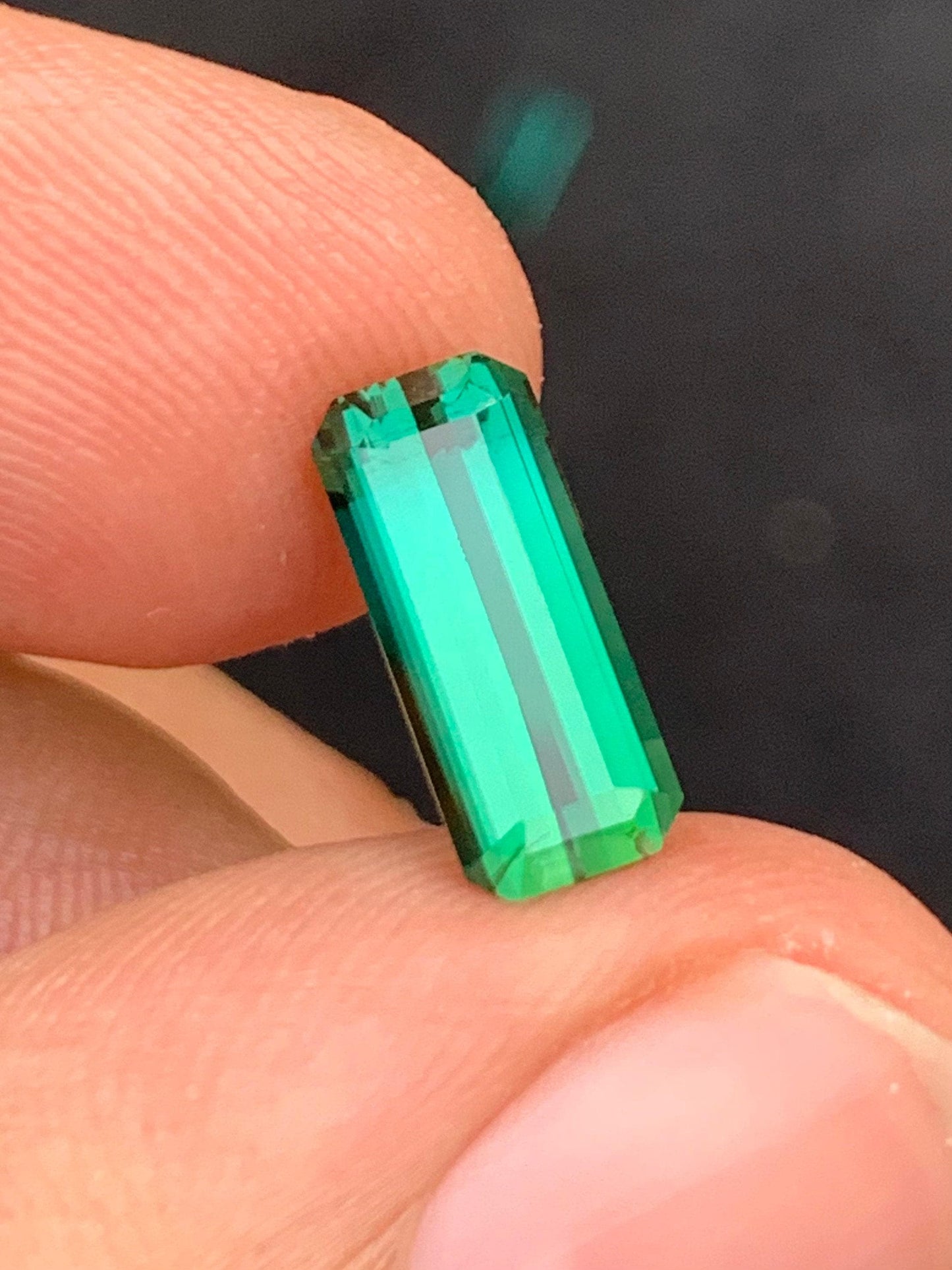 Green Tourmaline Faceted 2.40 ct - Calibrated Setting Gem