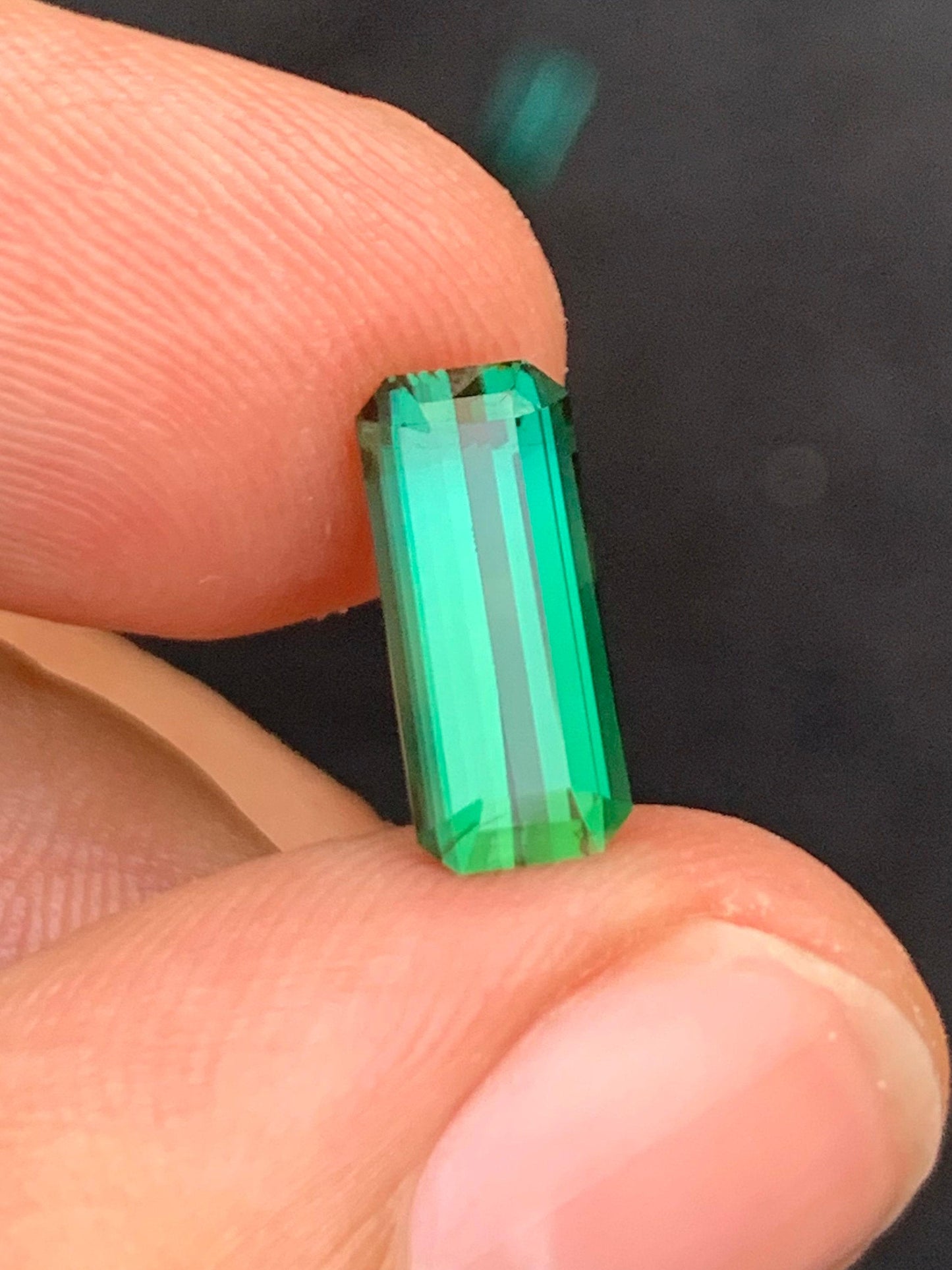 Green Tourmaline Faceted 2.40 ct - Calibrated Setting Gem