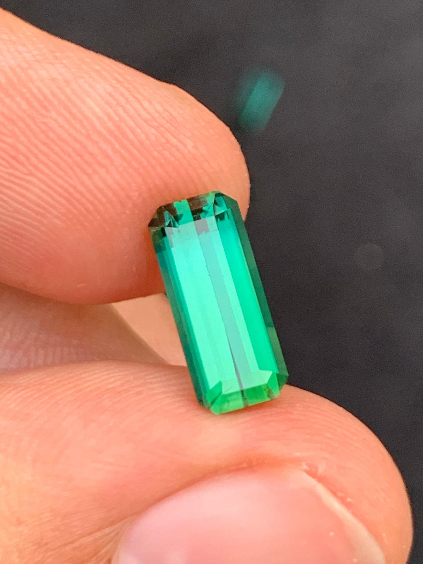 Green Tourmaline Faceted 2.40 ct - Calibrated Setting Gem
