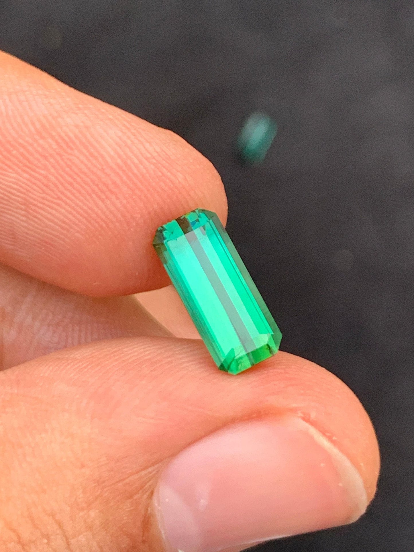 Green Tourmaline Faceted 2.40 ct - Calibrated Setting Gem