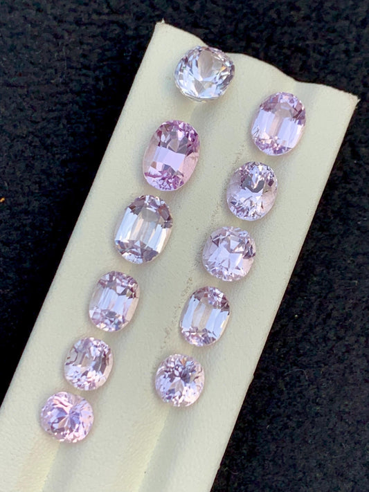 Kunzite Faceted Lot 31 ct - Collector Jewelry Parcel
