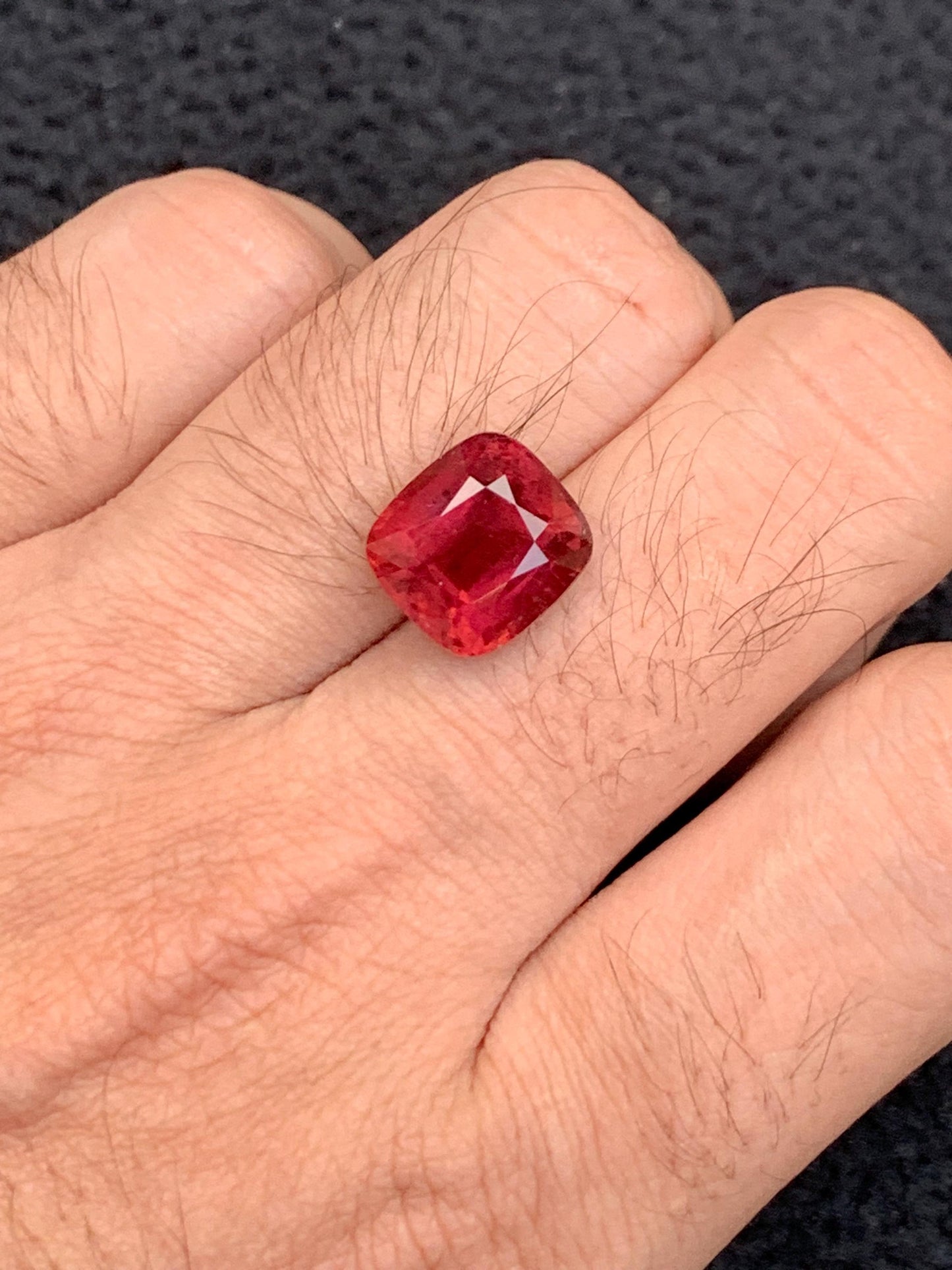 Rubellite Tourmaline Faceted 7.90 ct - Statement Ring Gem