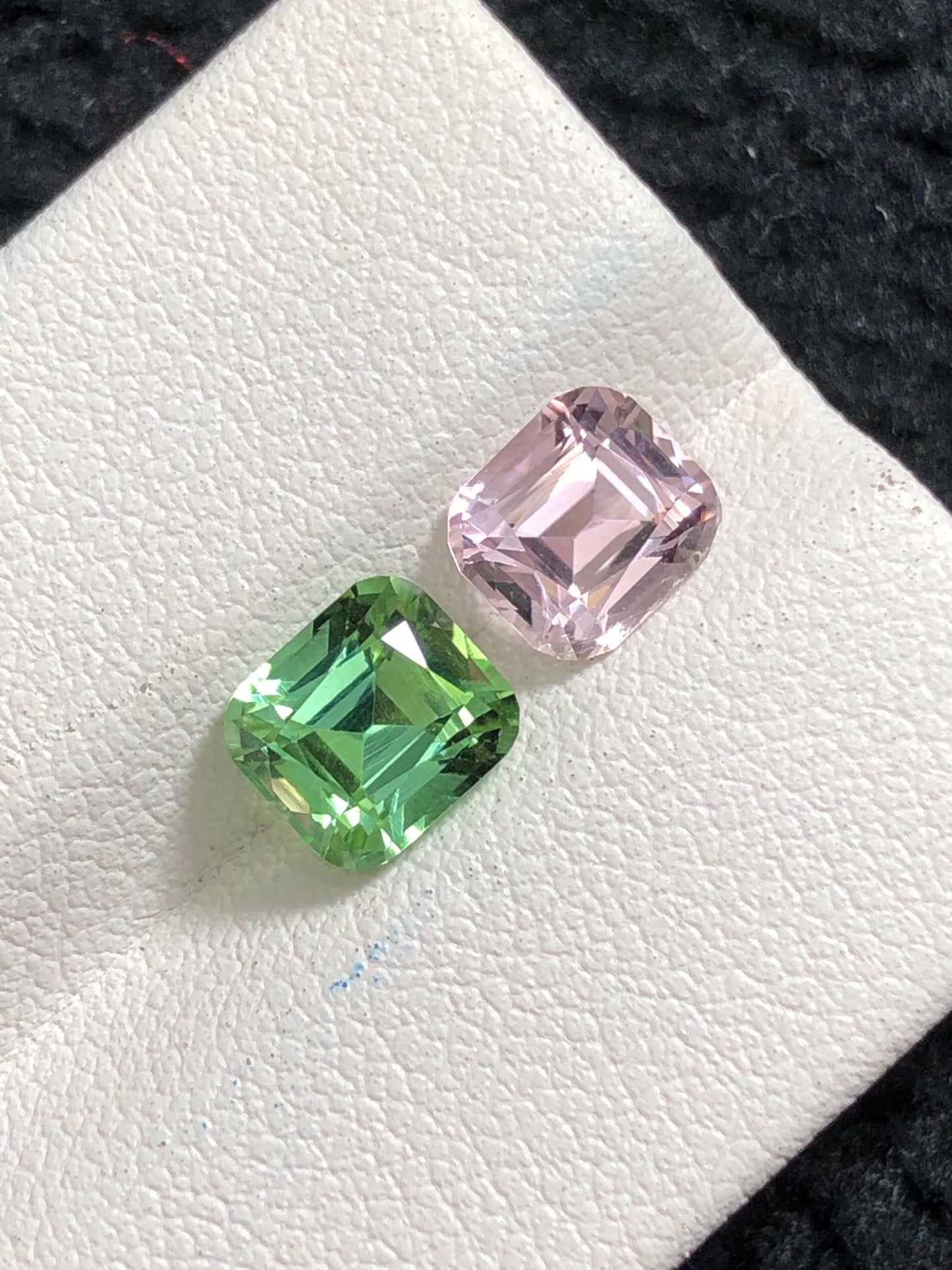 Light Pink Green Tourmaline Faceted 2.85 ct - Natural Bridal Gem