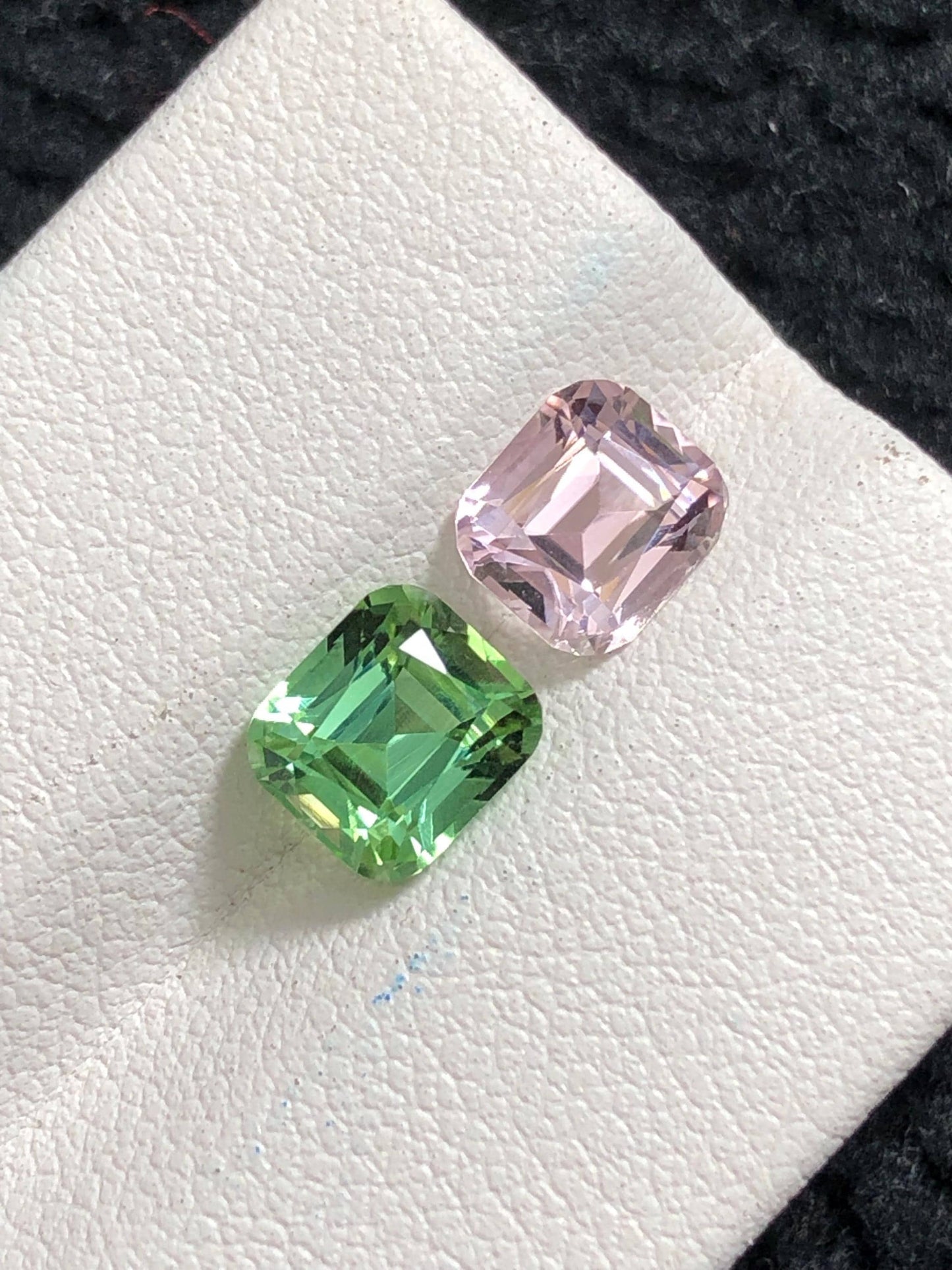 Light Pink Green Tourmaline Faceted 2.85 ct - Natural Bridal Gem