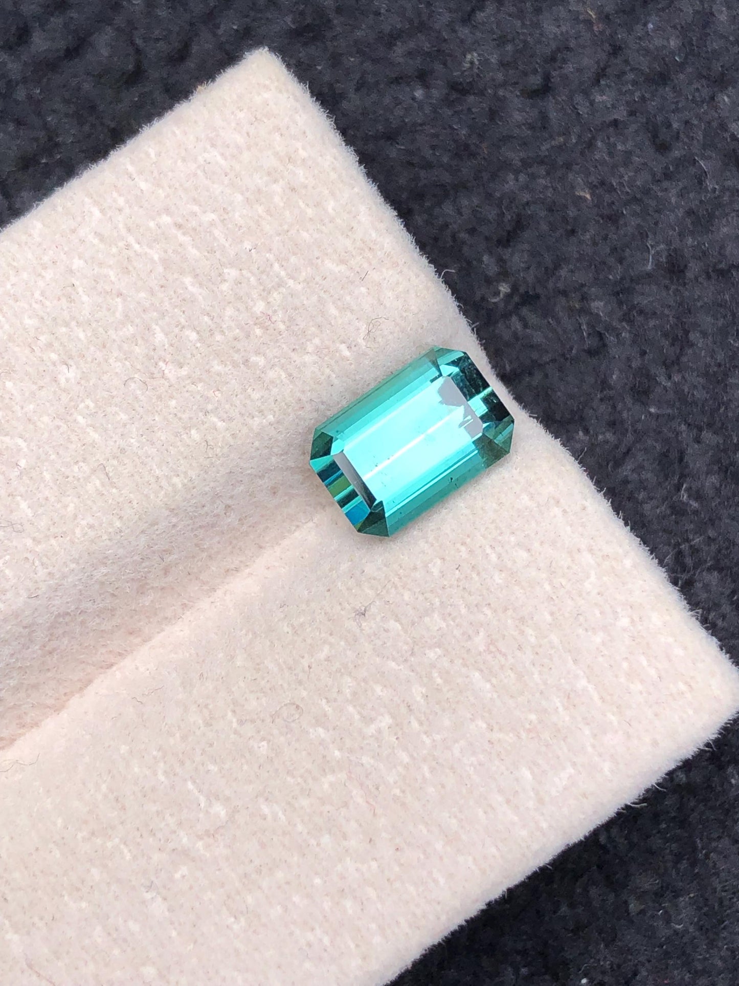 Blue Tourmaline Faceted 1.75 ct - Natural Fine Jewelry