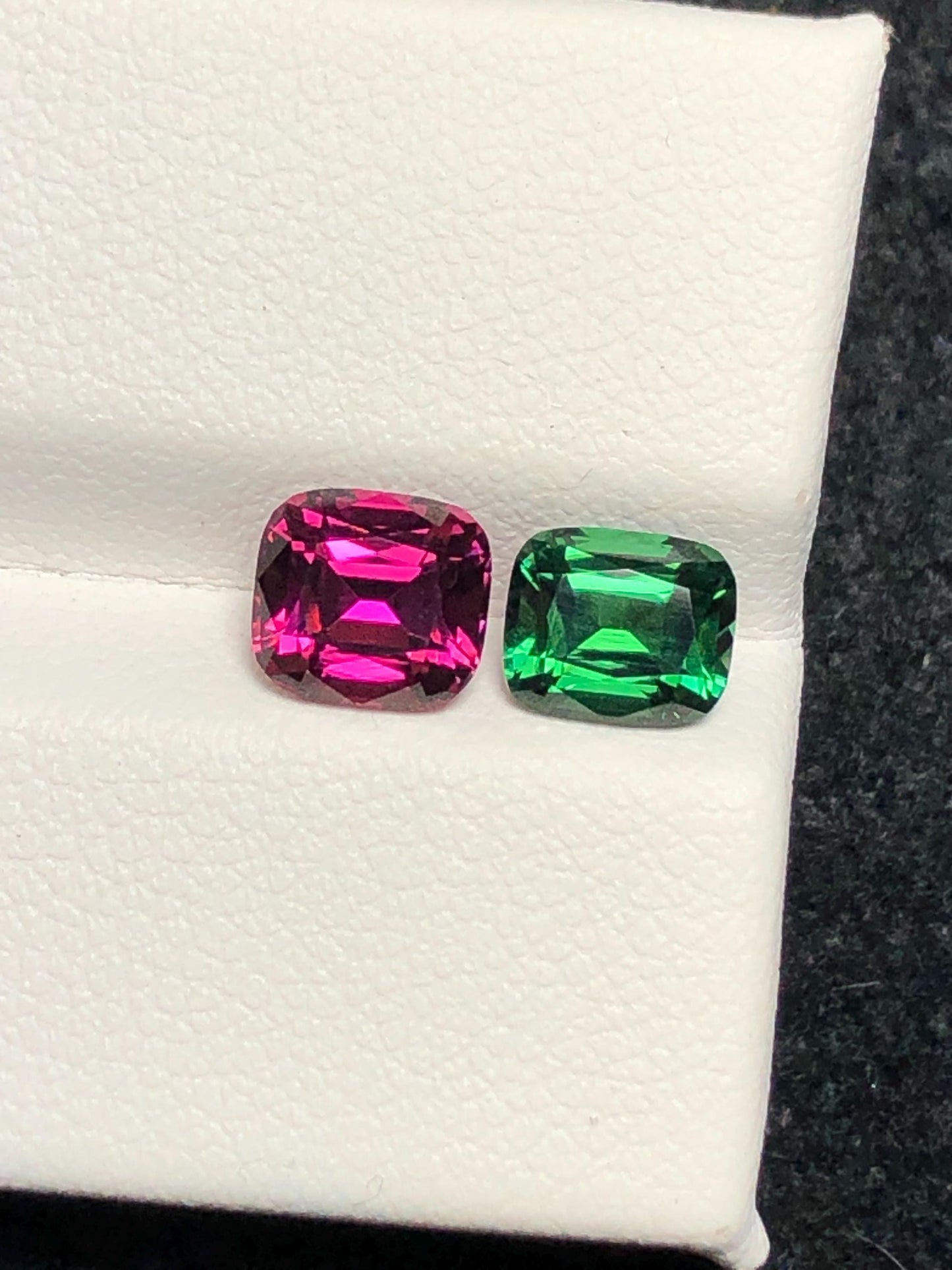 Tourmaline Faceted 2.30 ct - Chrome Green and Red Afghan Gem