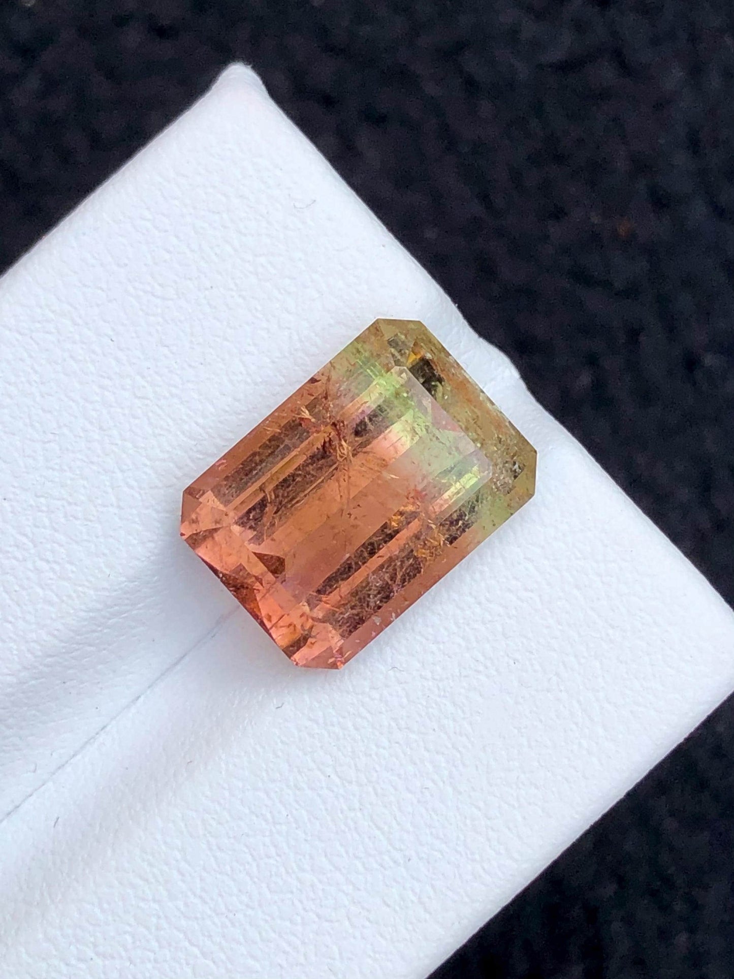 Bi Colour Tourmaline Faceted 7.50 ct - Natural Collector Gem