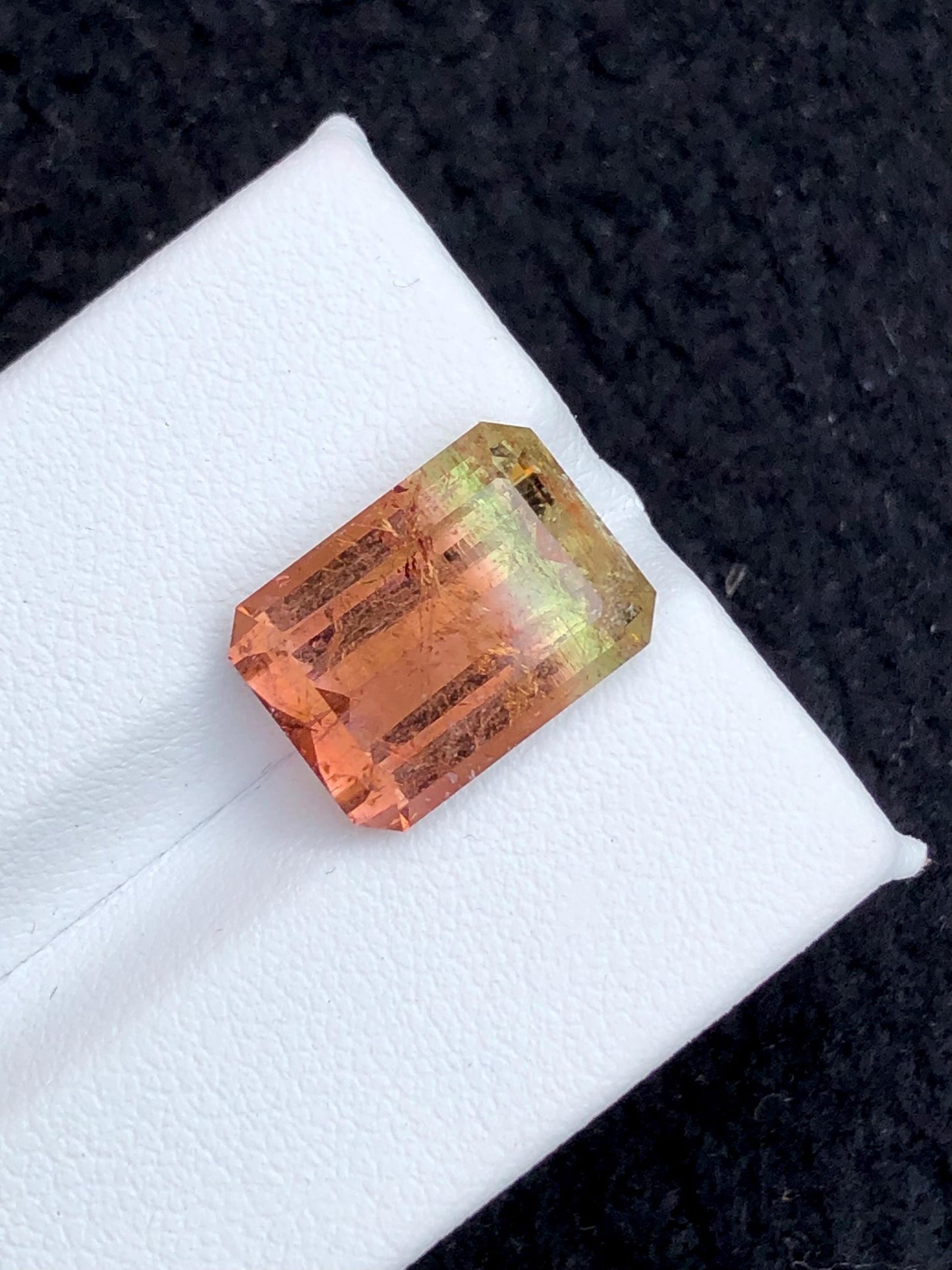 Bi Colour Tourmaline Faceted 7.50 ct - Natural Collector Gem