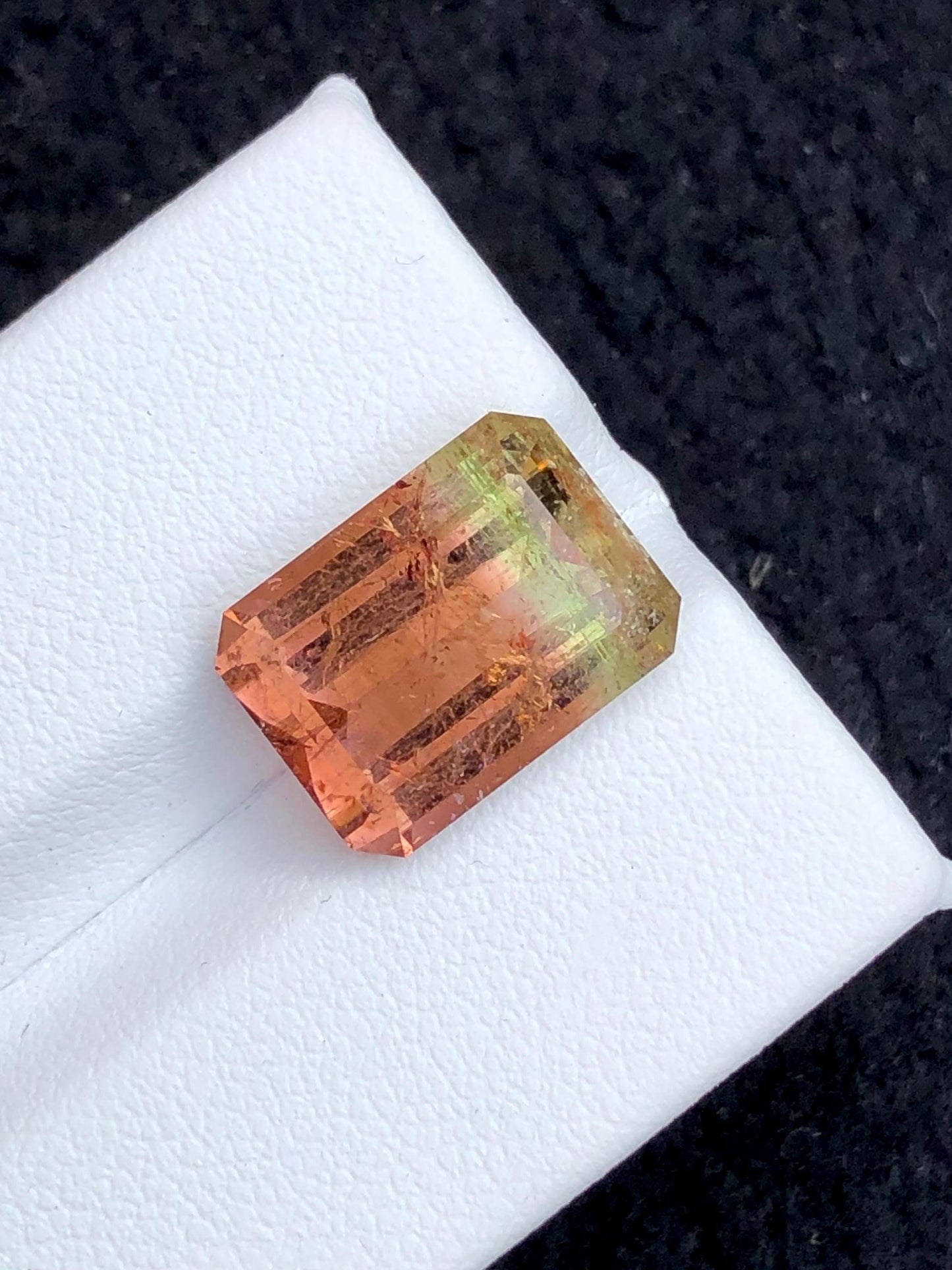 Bi Colour Tourmaline Faceted 7.50 ct - Natural Collector Gem